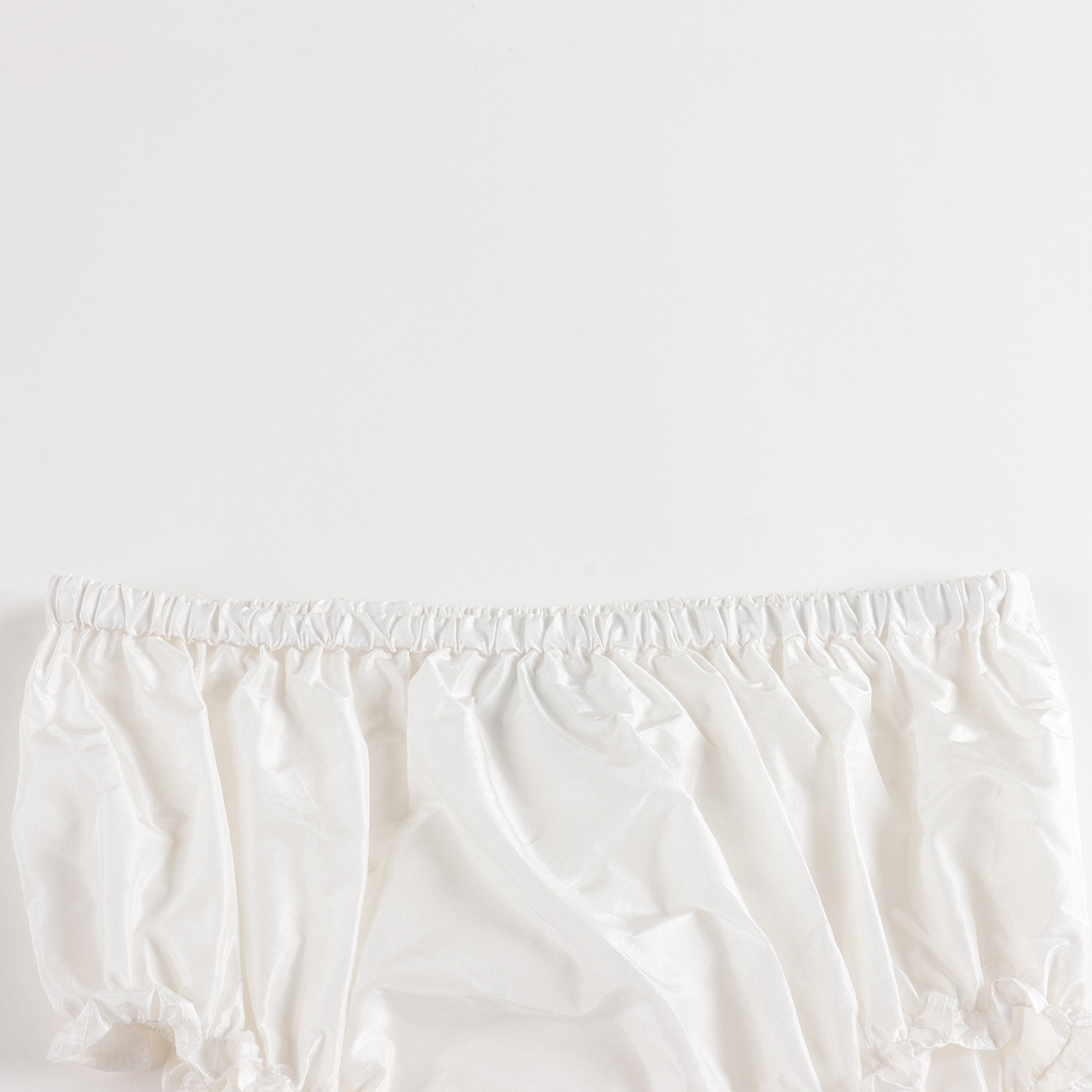 Baby Girls White Silk Dress