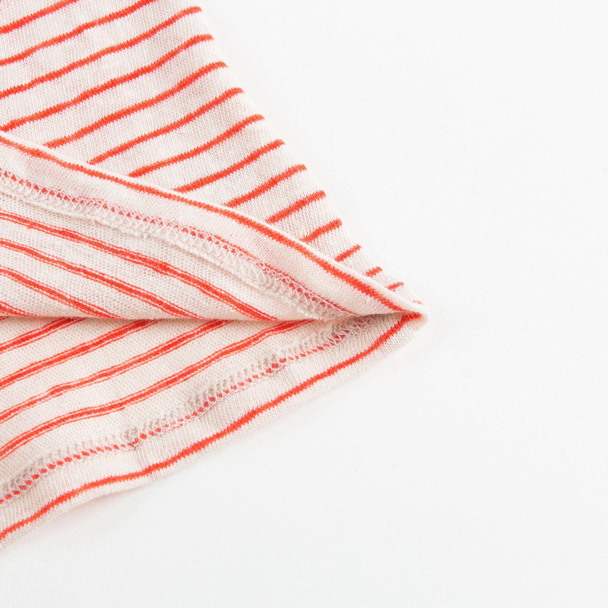 Baby Girls Bright Orange Striped Vest