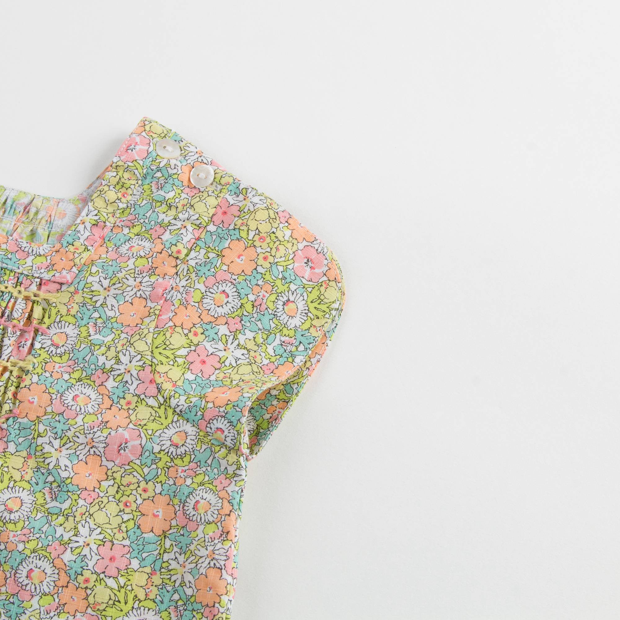 Baby Girls Bright Pink Liberty Dress