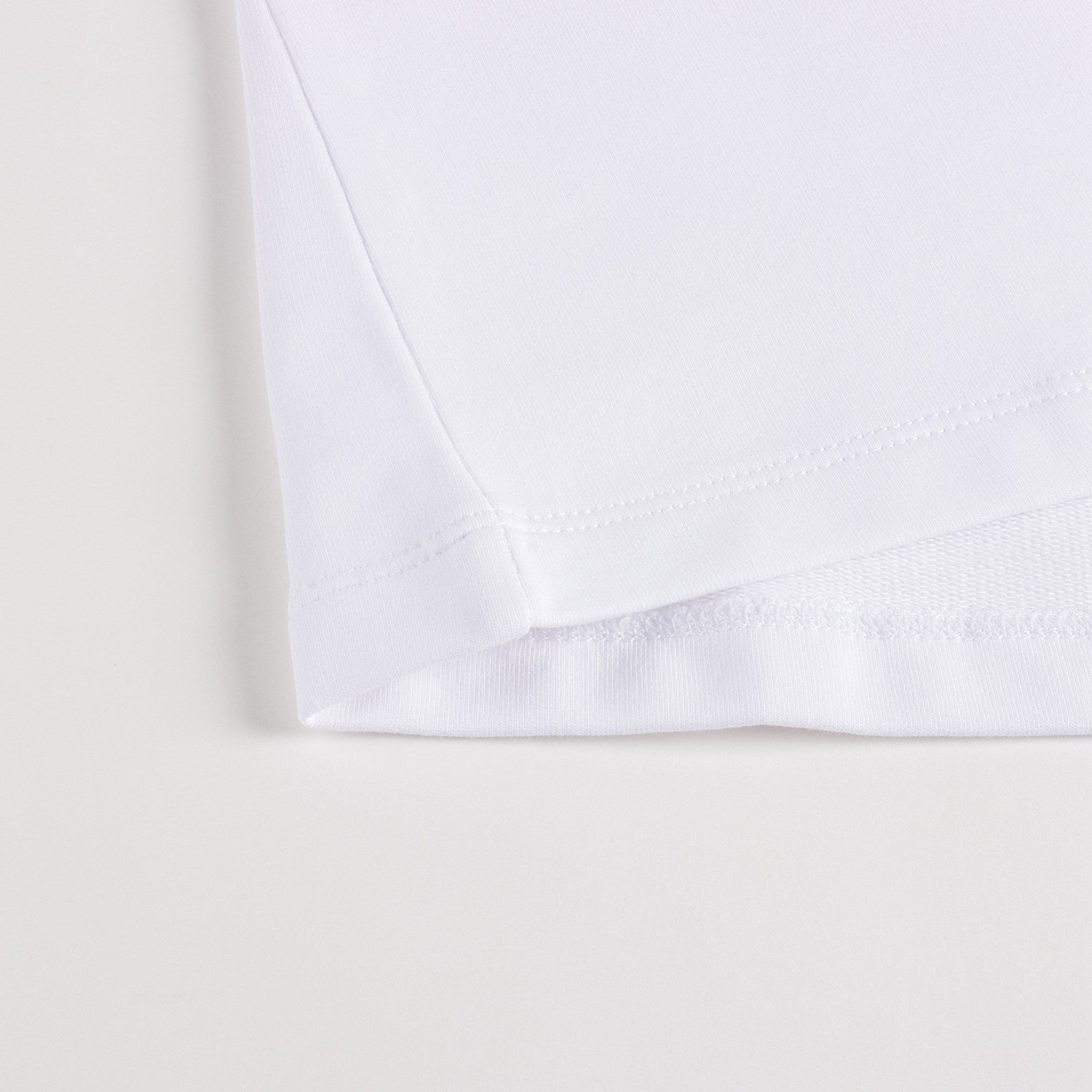 Girls White Logo Cotton Dress