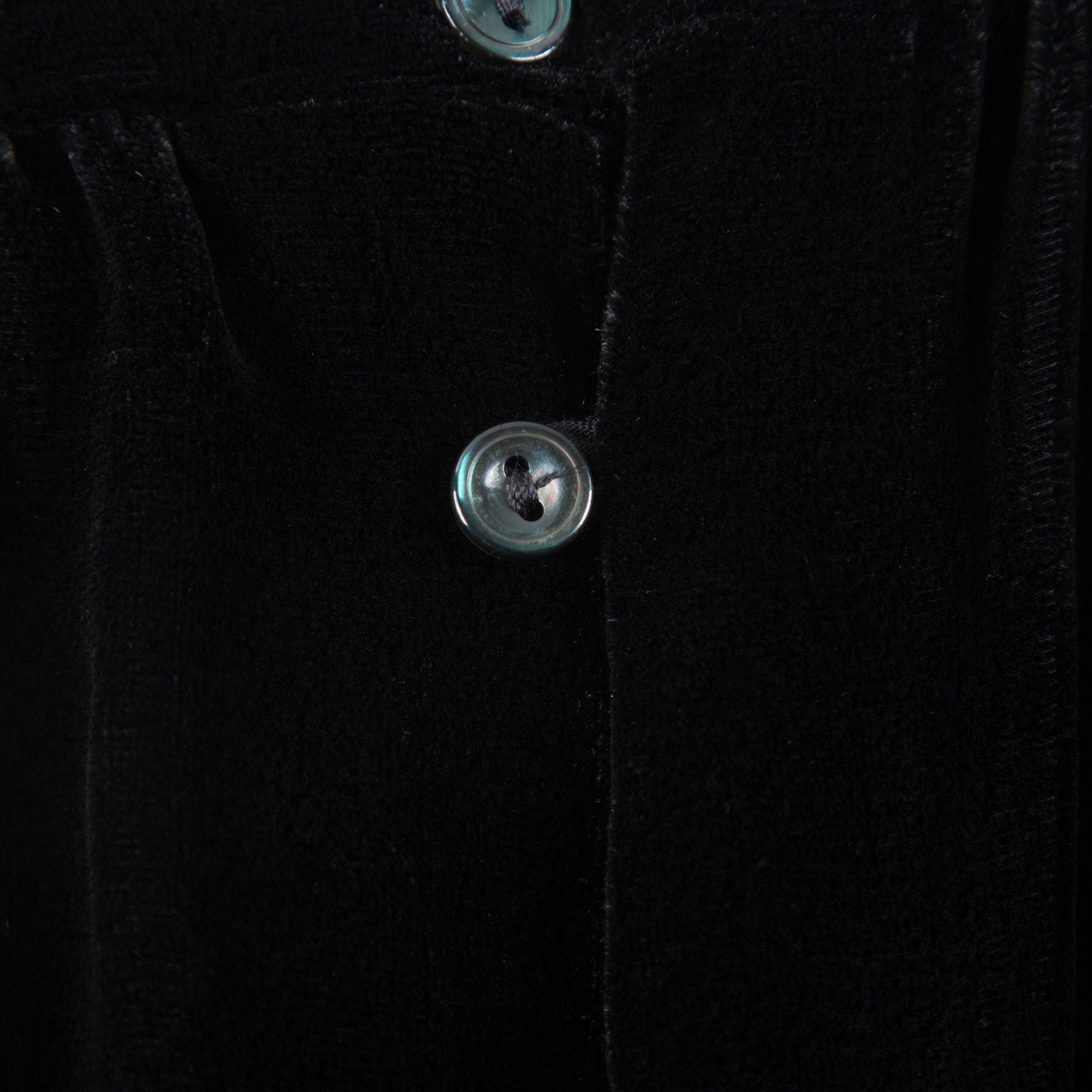 女小童黑色丝绒礼服裙
