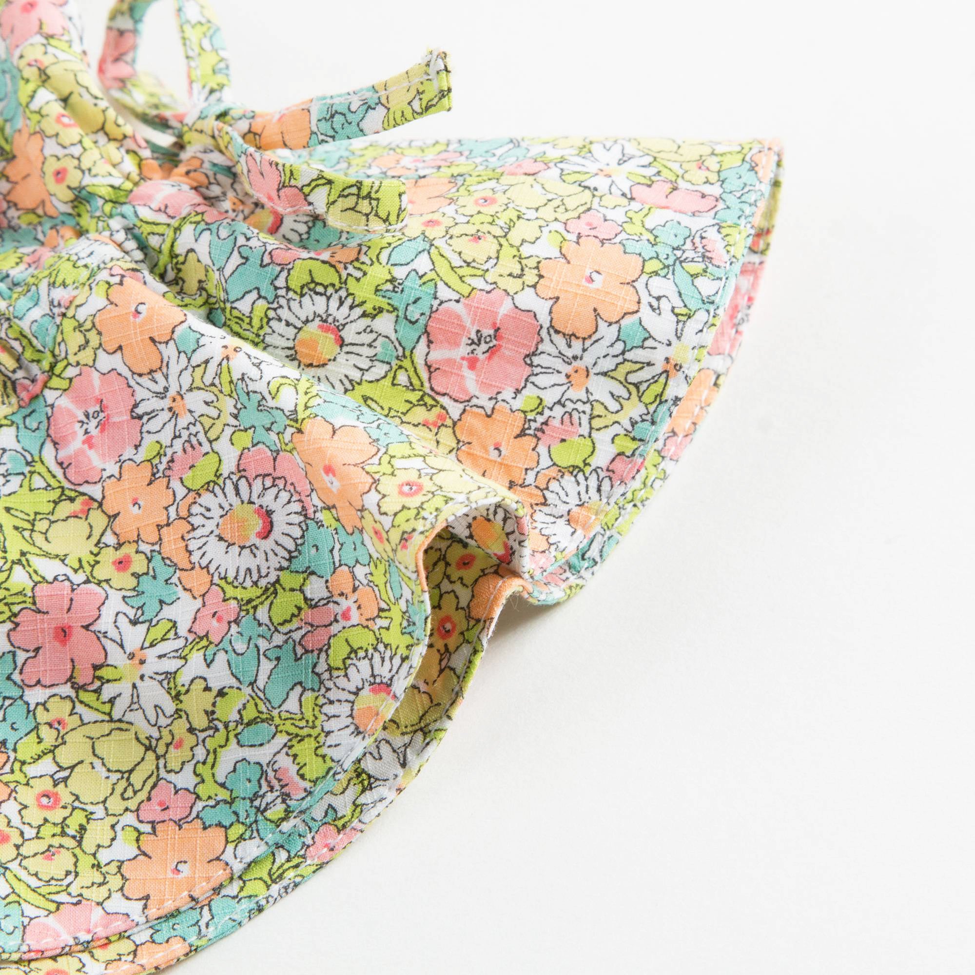 Baby Girls Bright Pink Liberty Sunhat