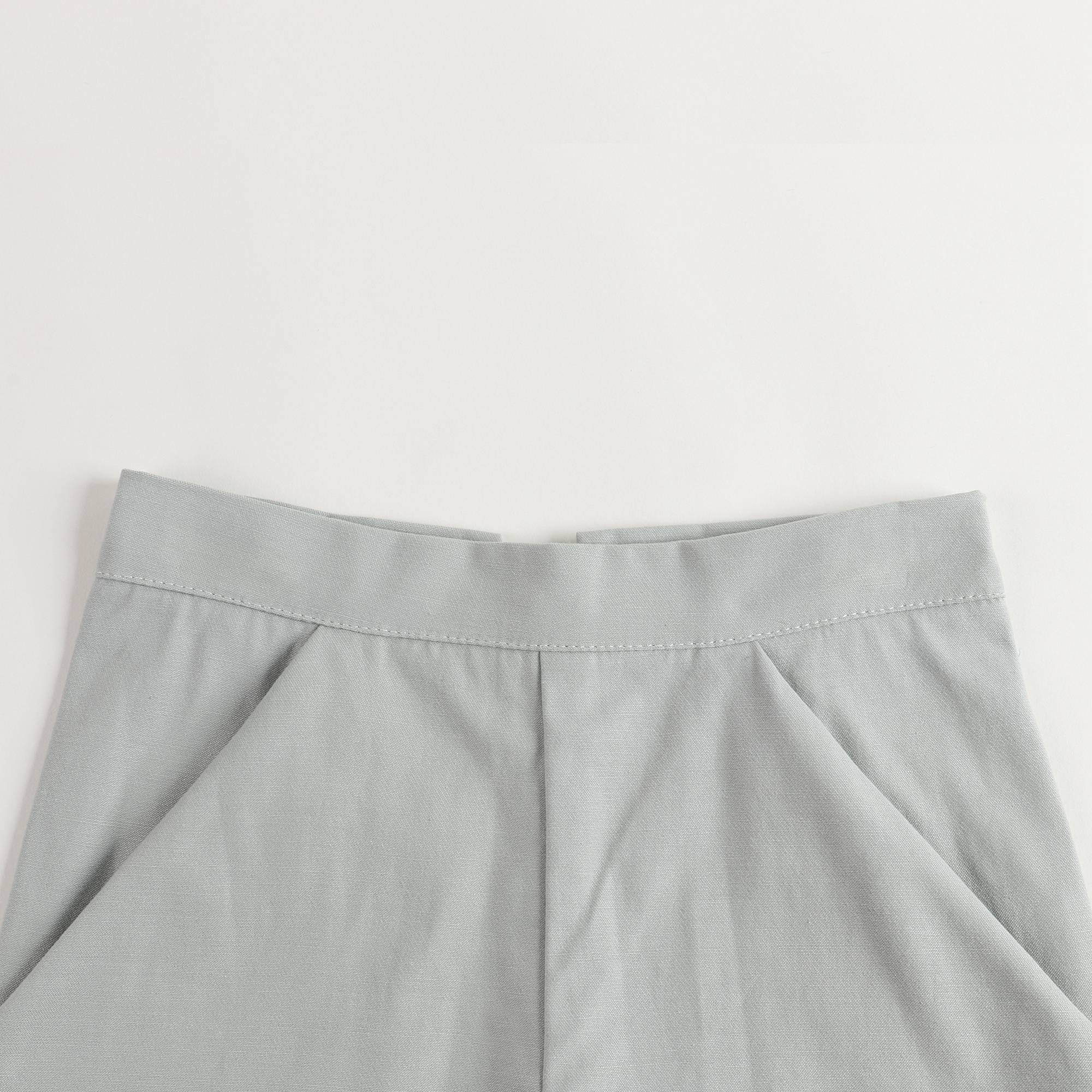 Girls Grey Bermuda Shorts