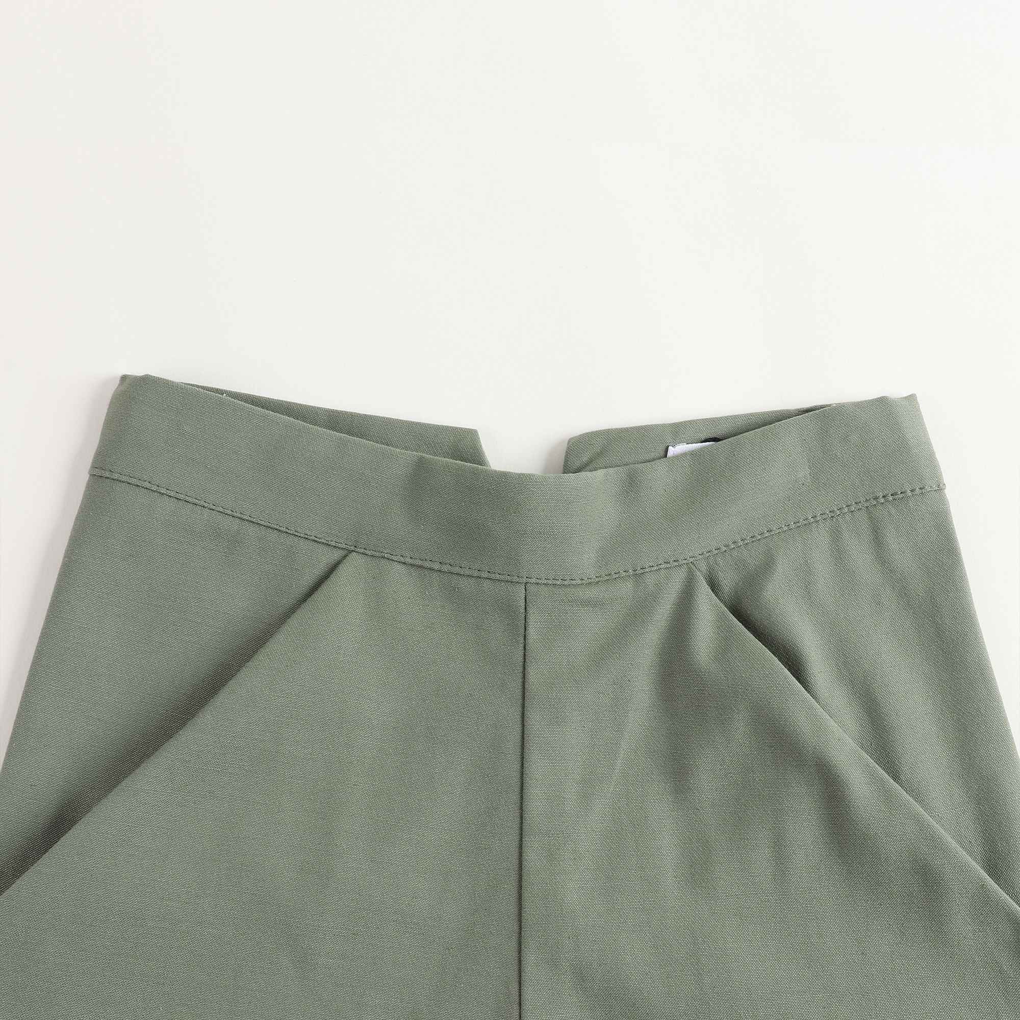 Girls Green Bermuda Shorts