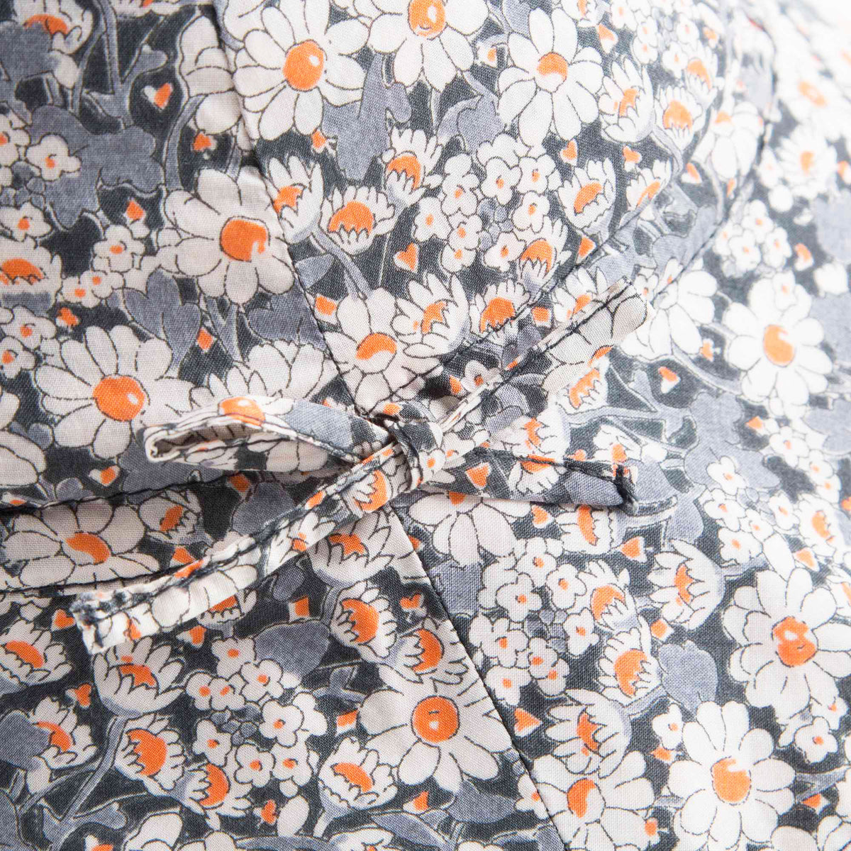 Girls Grey Liberty Woven Sunhat