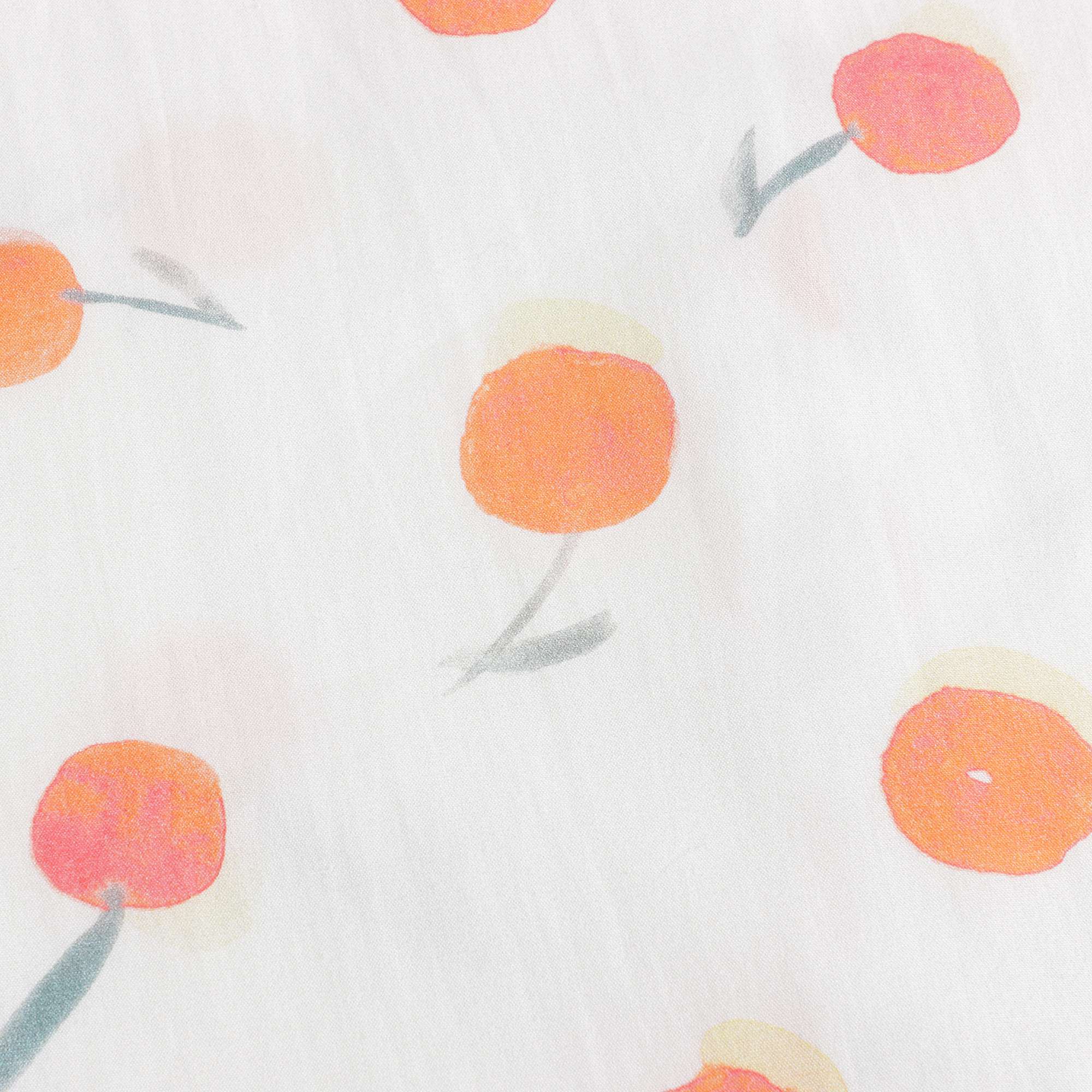 Baby Girls White Cherry Cotton Dress