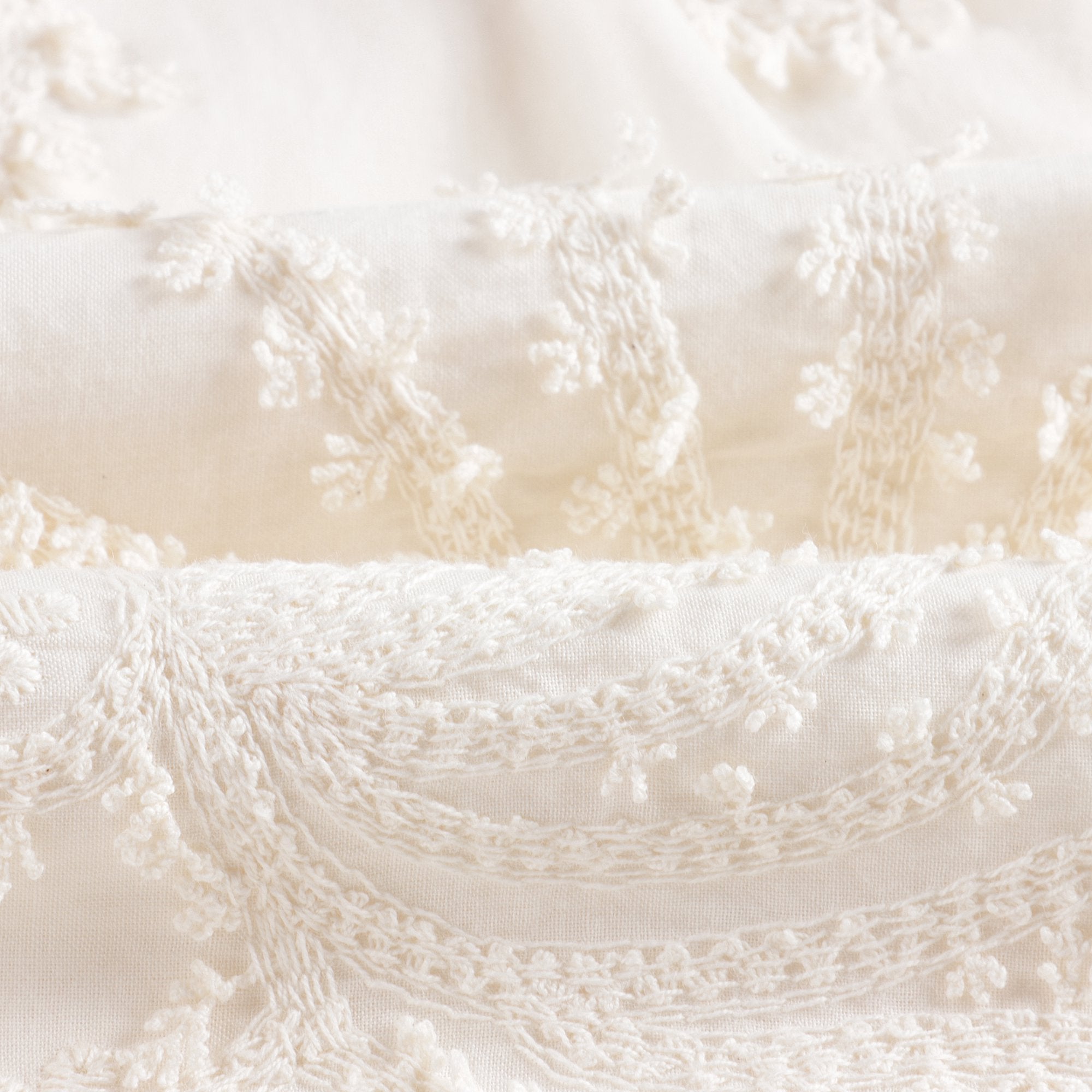 Baby Girls White Embroidered Cotton Dress