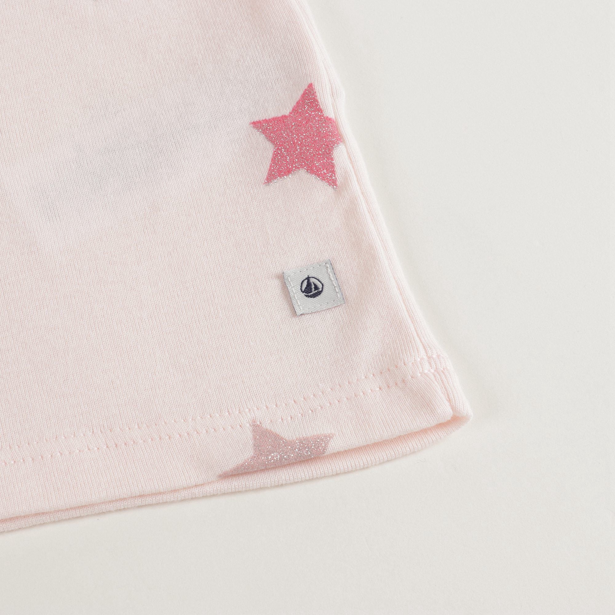 Girls Pink Stars Nightwear Set