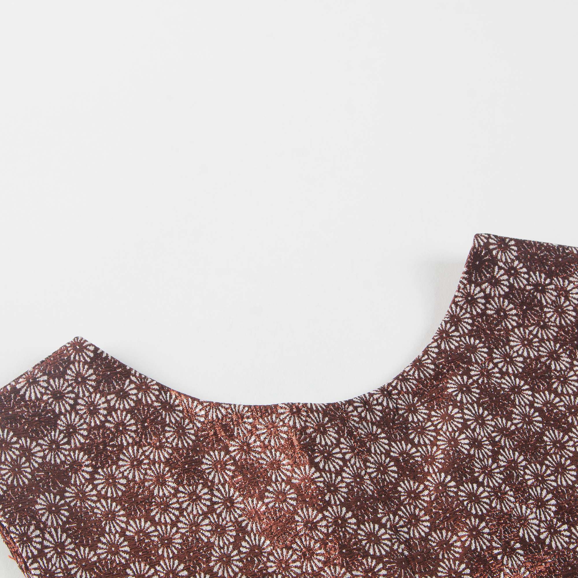 Girls Copper Flower  Dress