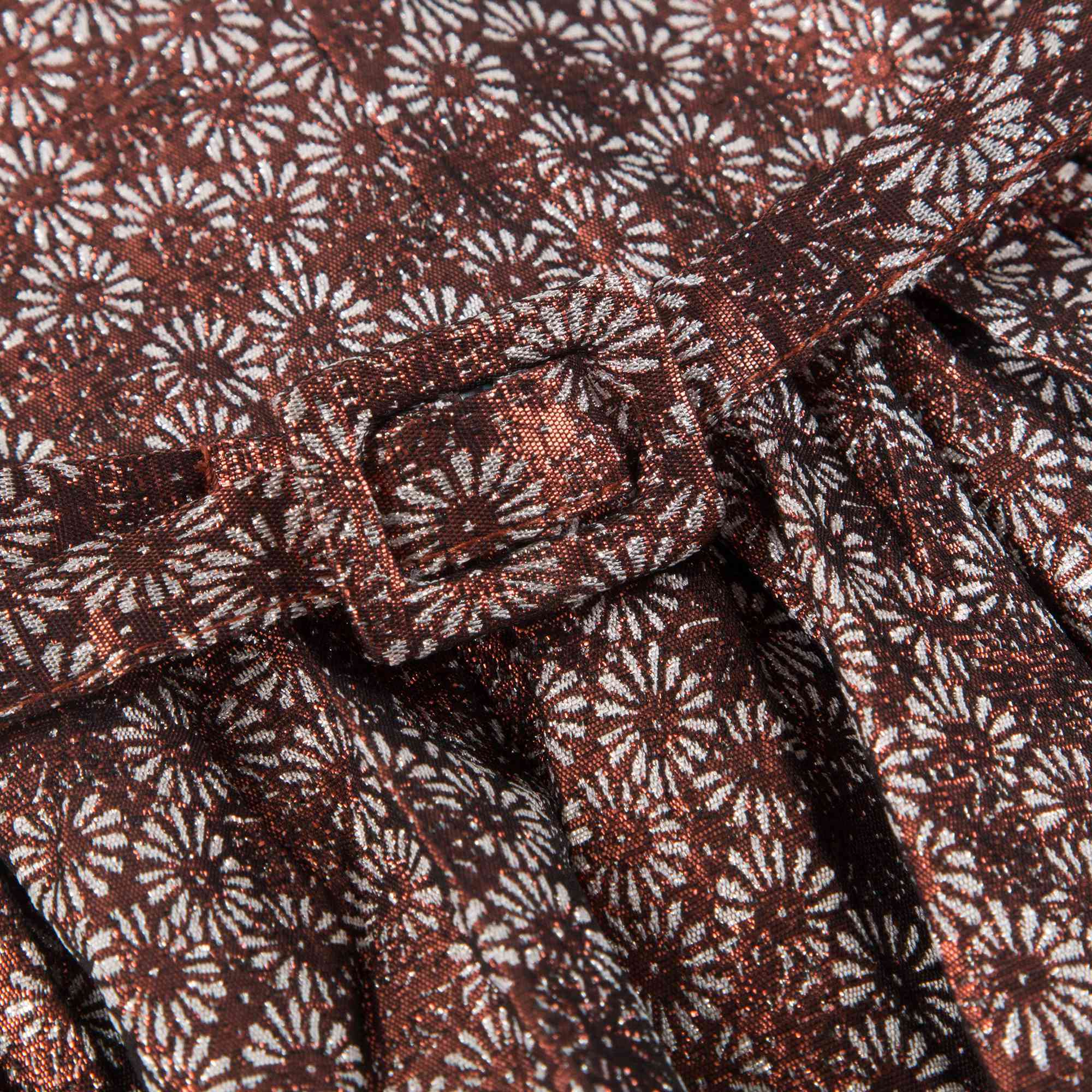 Girls Copper Flower  Dress