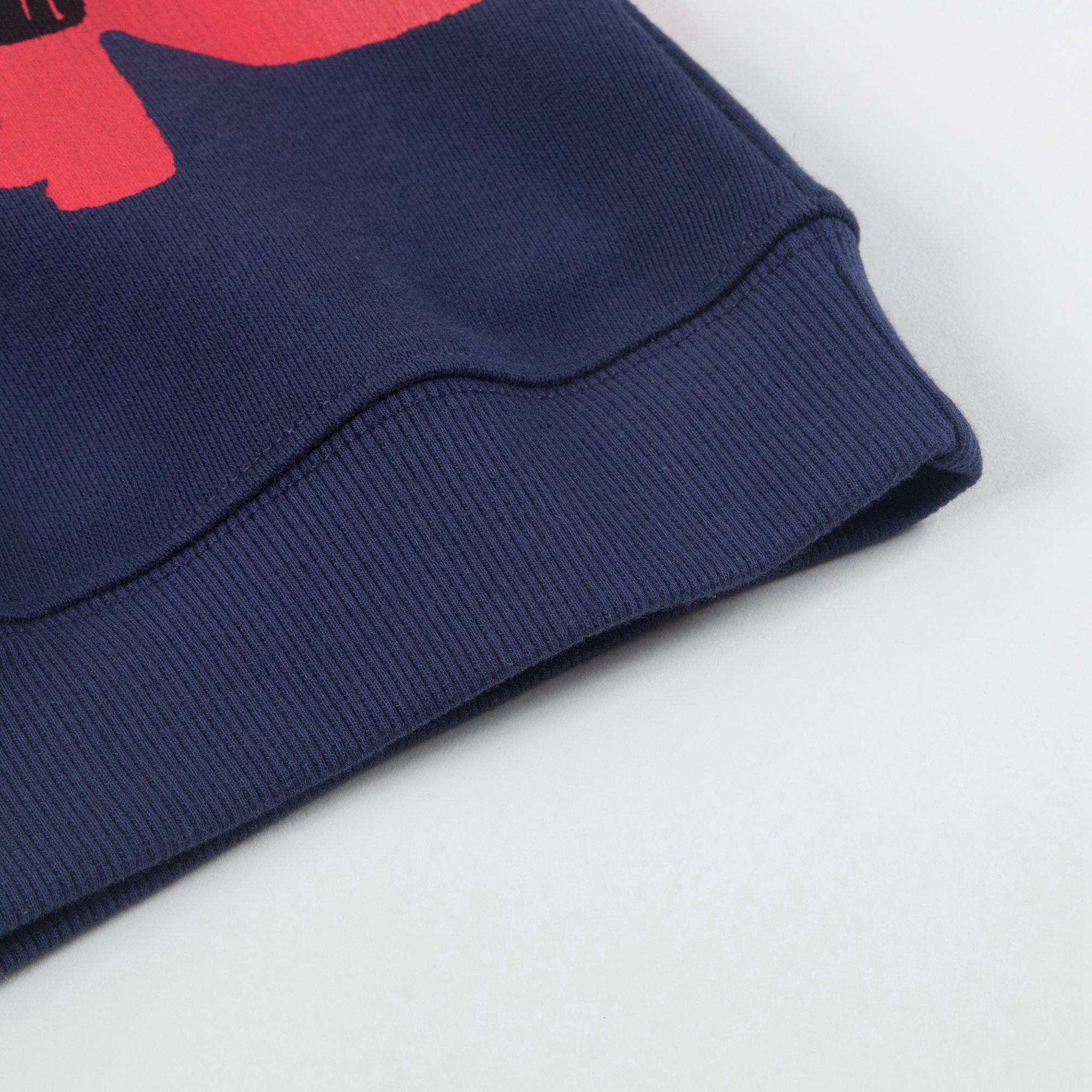 Girls Navy Blue Organic Cotton 鈥淒og鈥?Sweatshirt