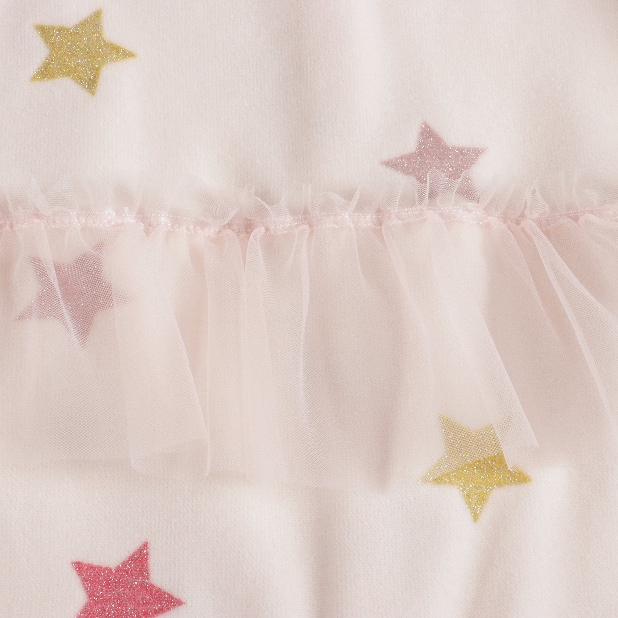 Baby Girls Light Pink Stars Romper