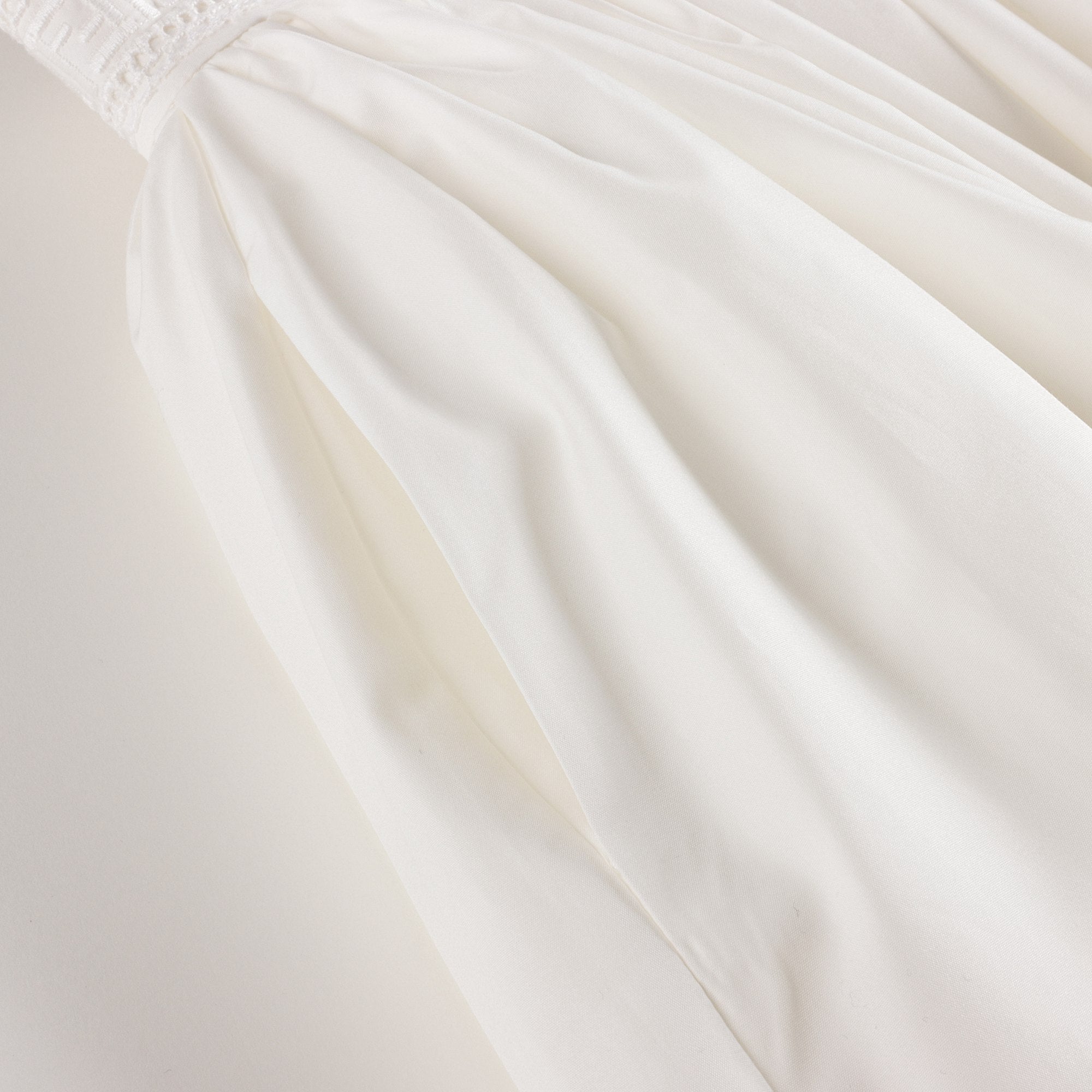 Girls White FF Logo Skirt