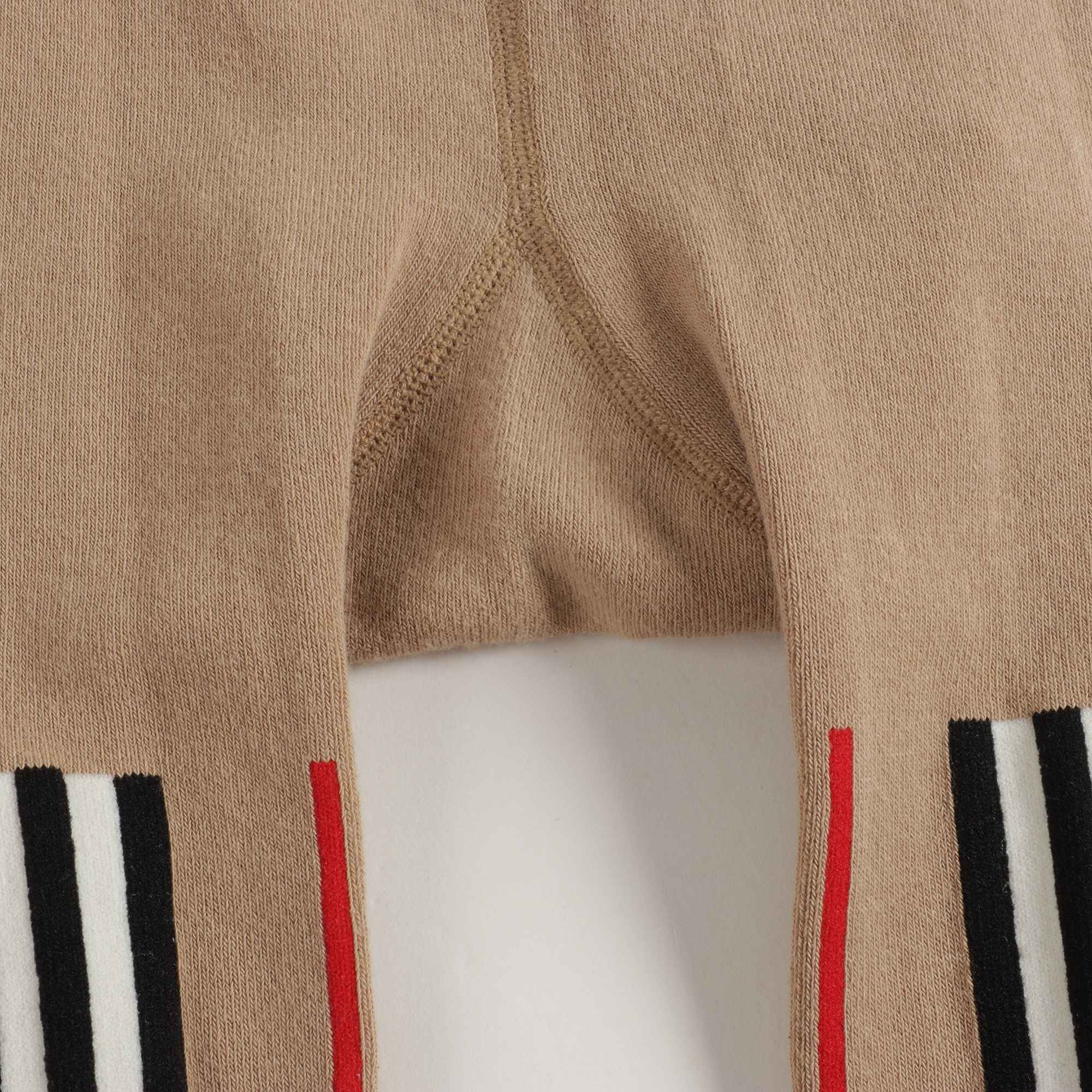 Girls Archive Beige Stripe Tights