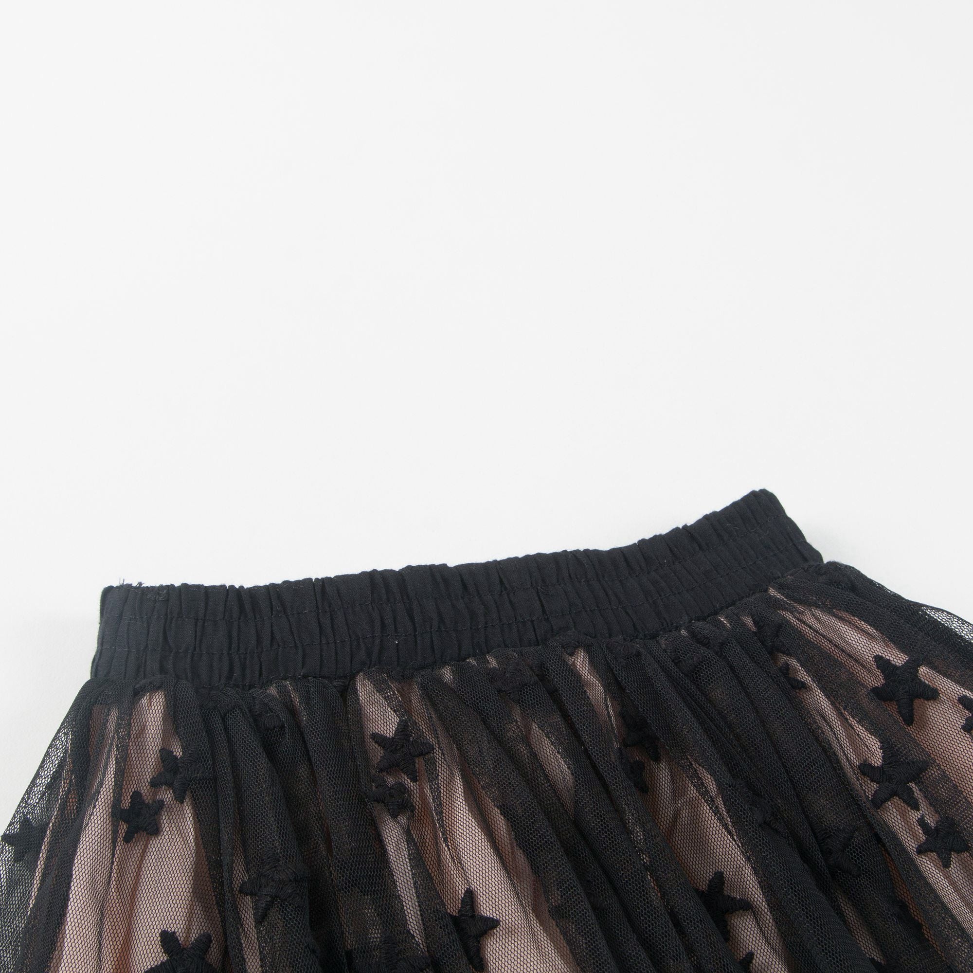 Girls Black & Pink Tulle Skirt