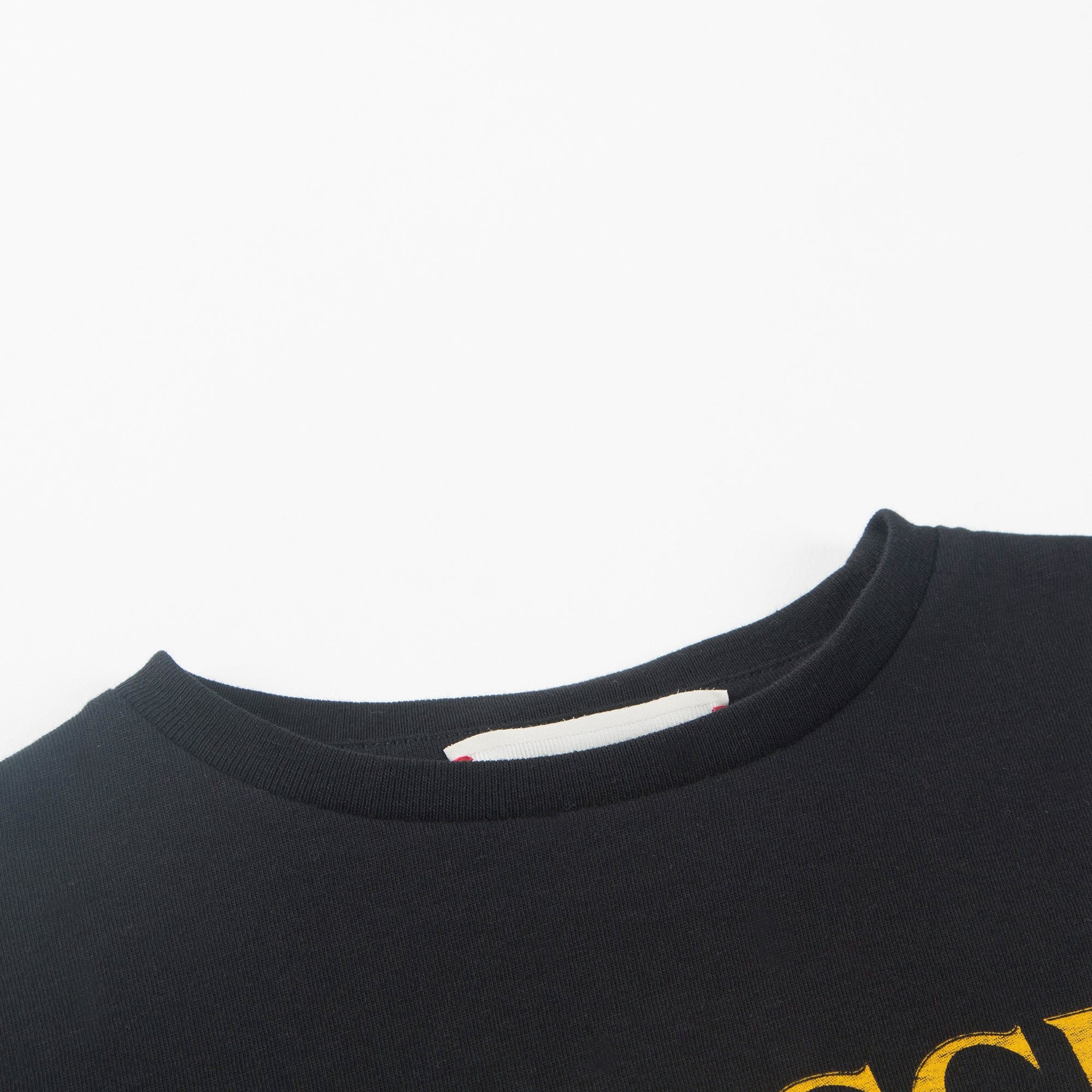 Boys Black "GG" Cotton T-shirt