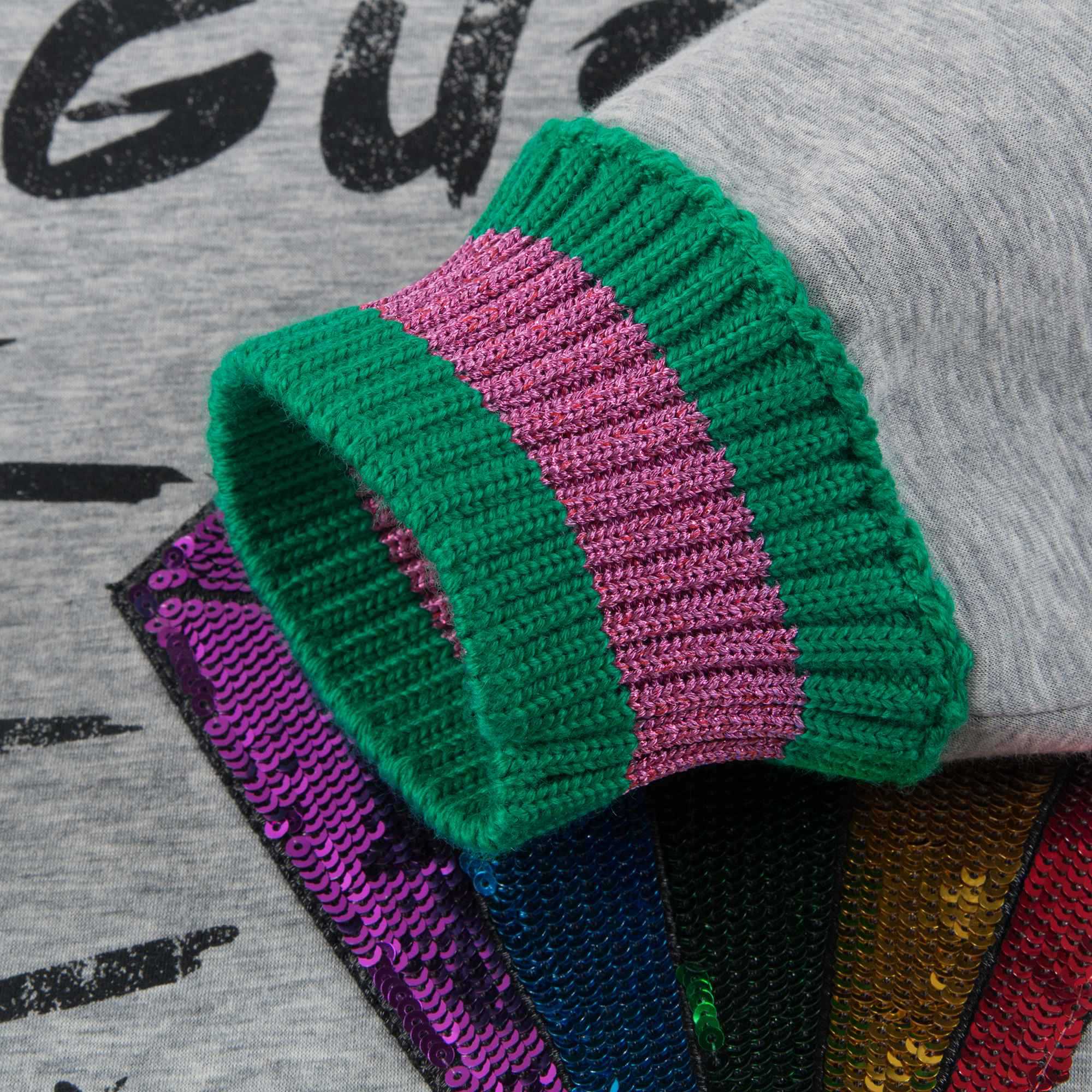 Girls Grey "Gucci Power" Sweatshirt