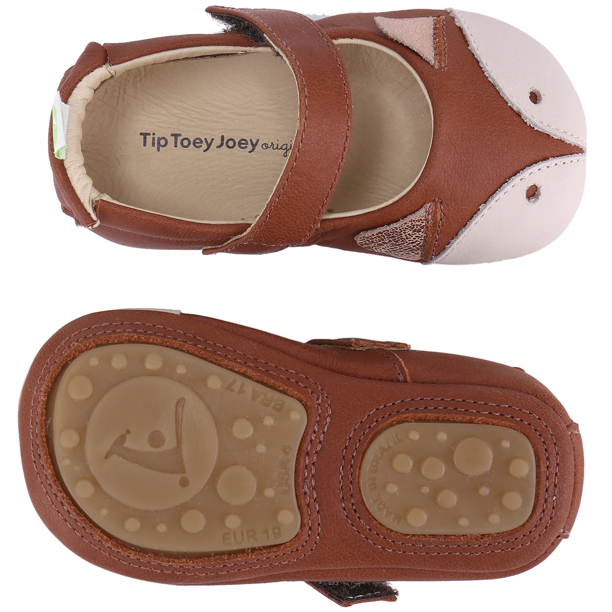 Baby Brown Leather Shoes