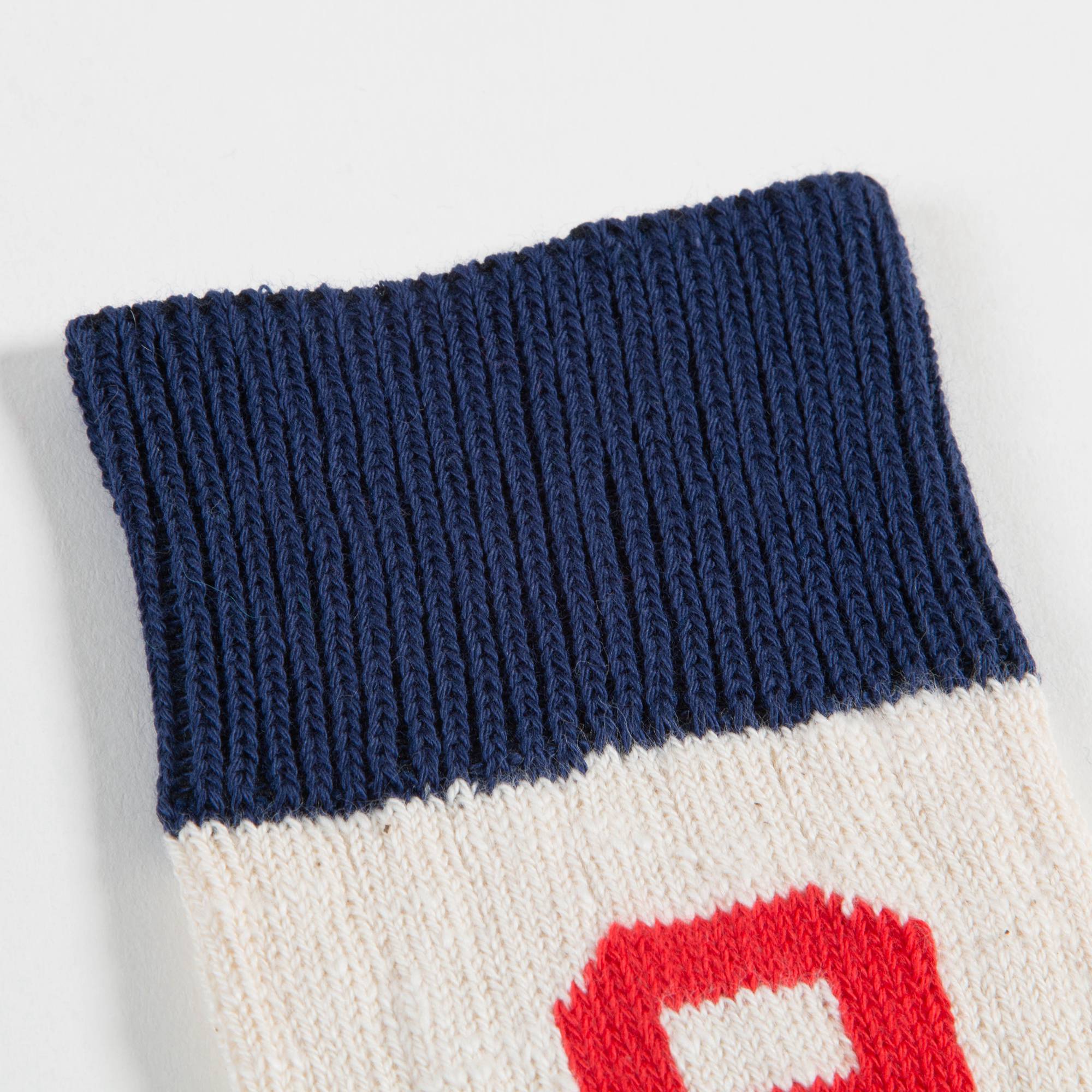 Girls Navy Blue Cotton Socks