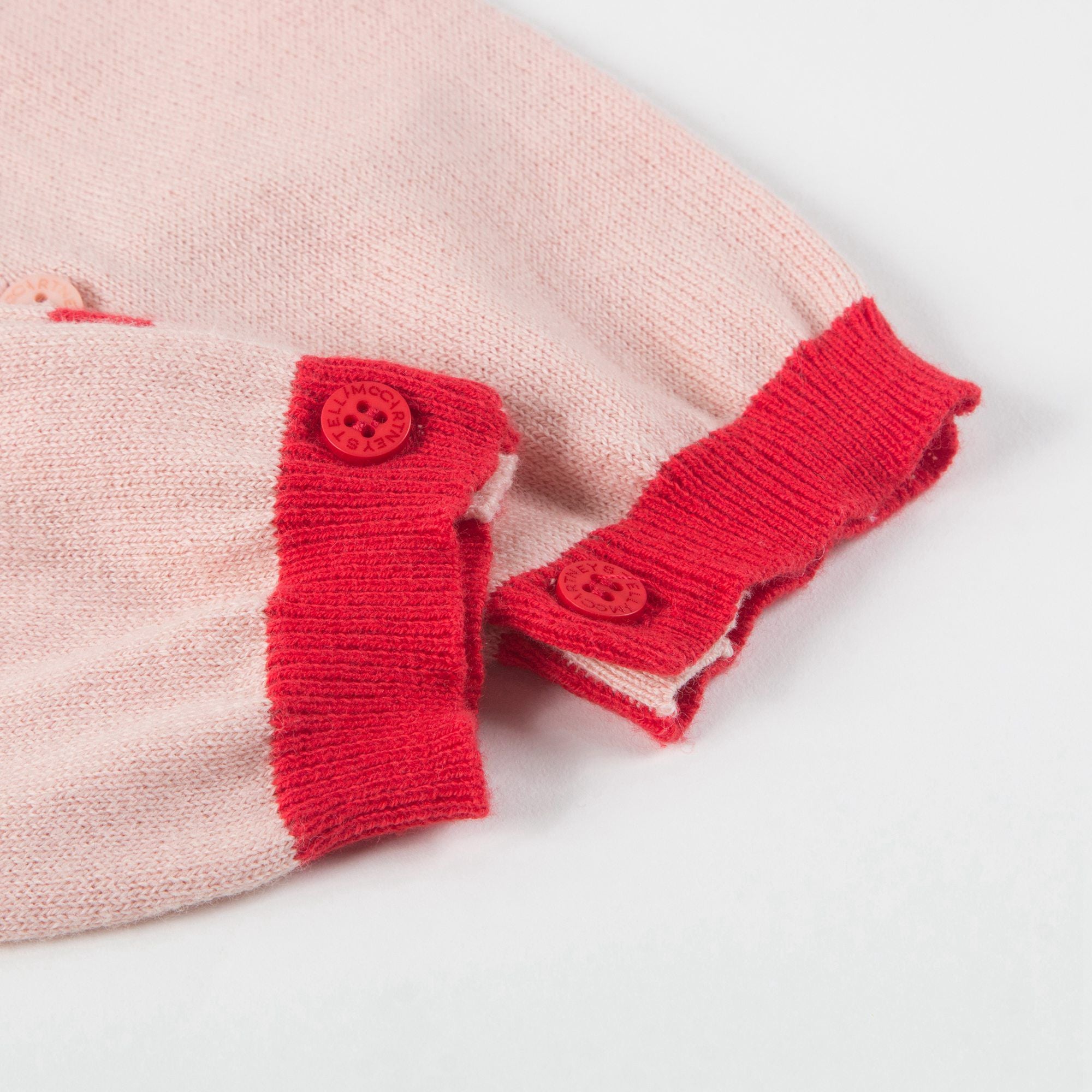 Baby Girls Pearl Pink Cotton Knitted Babygrow