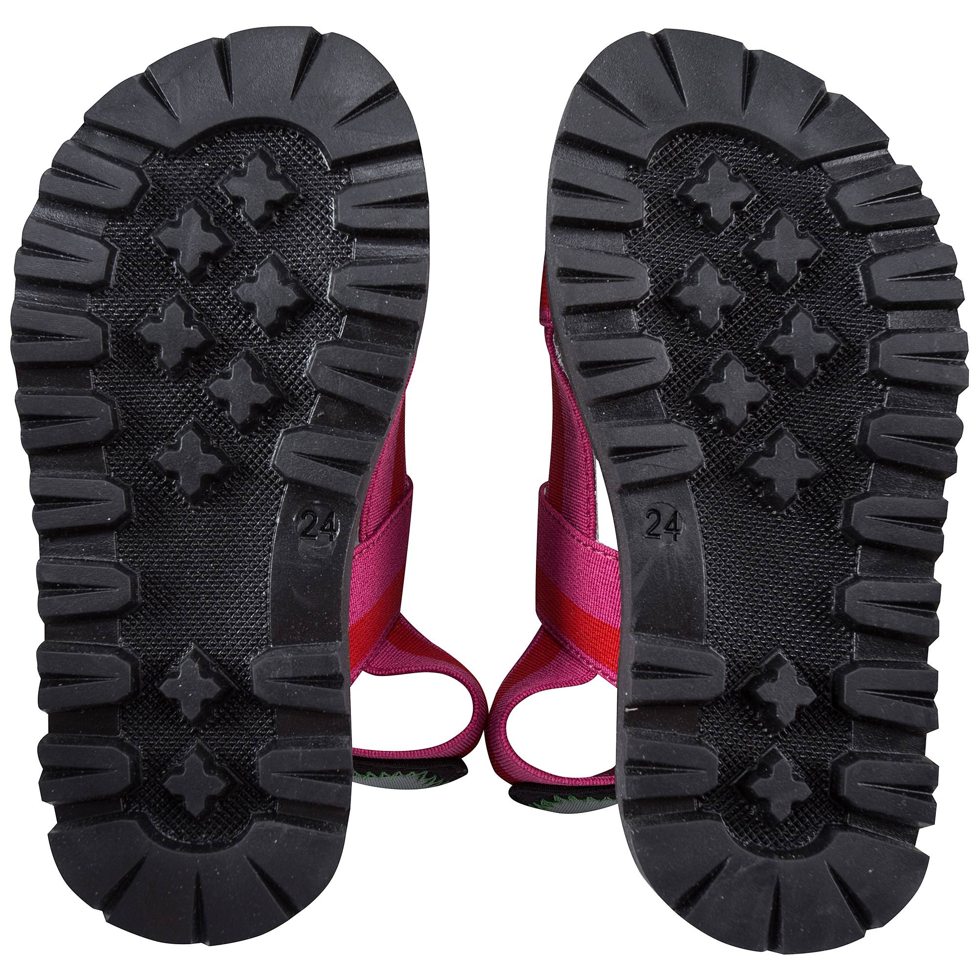 Girls Pink & Red Sandals