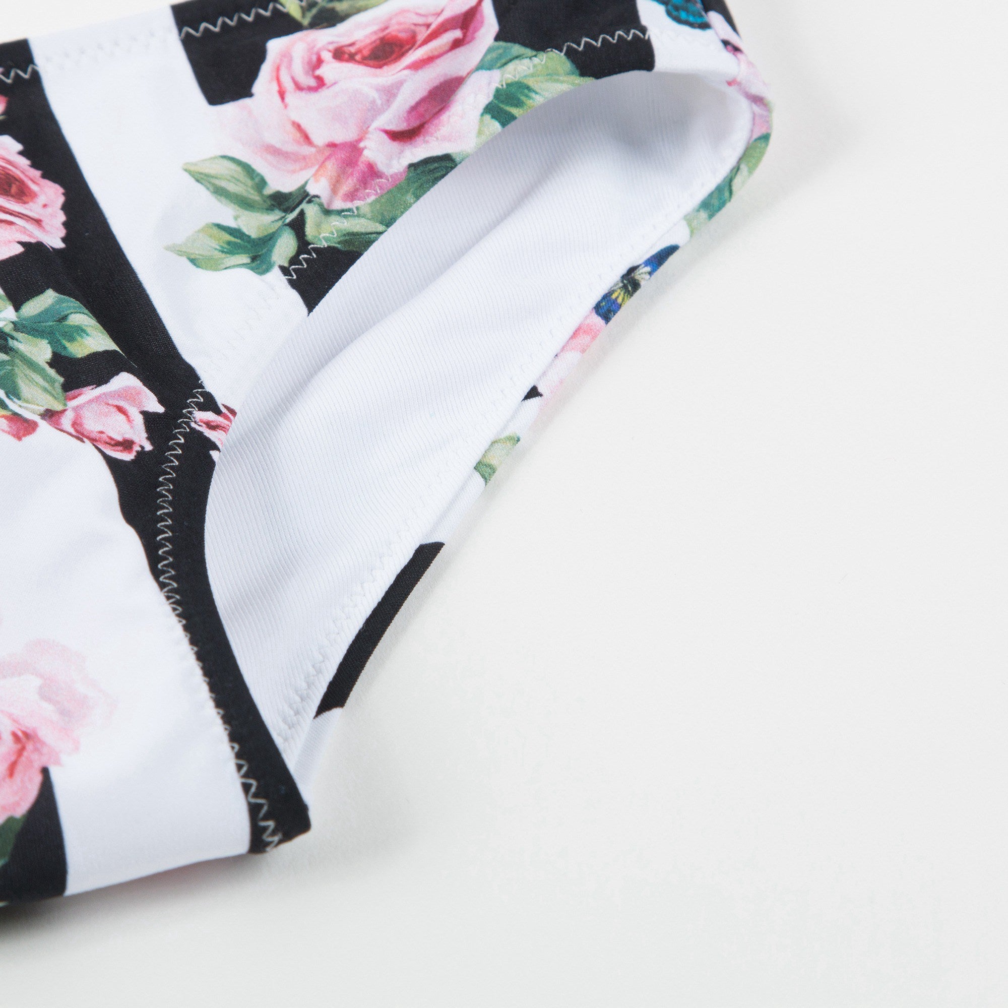 Girls Pink Flower Bikini