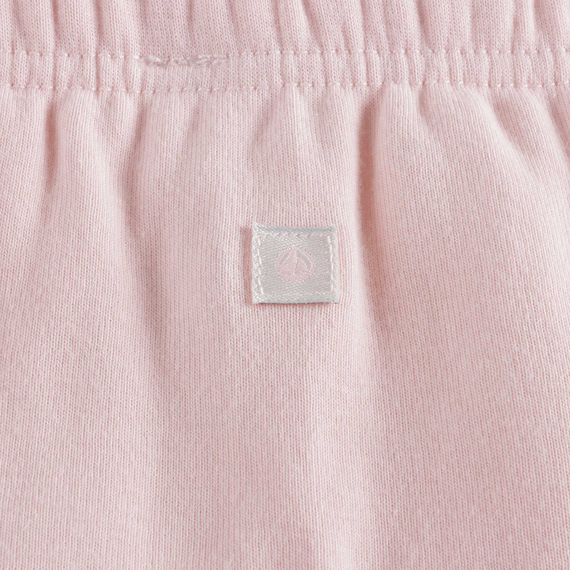 Baby Girls Pink Cotton Trousers
