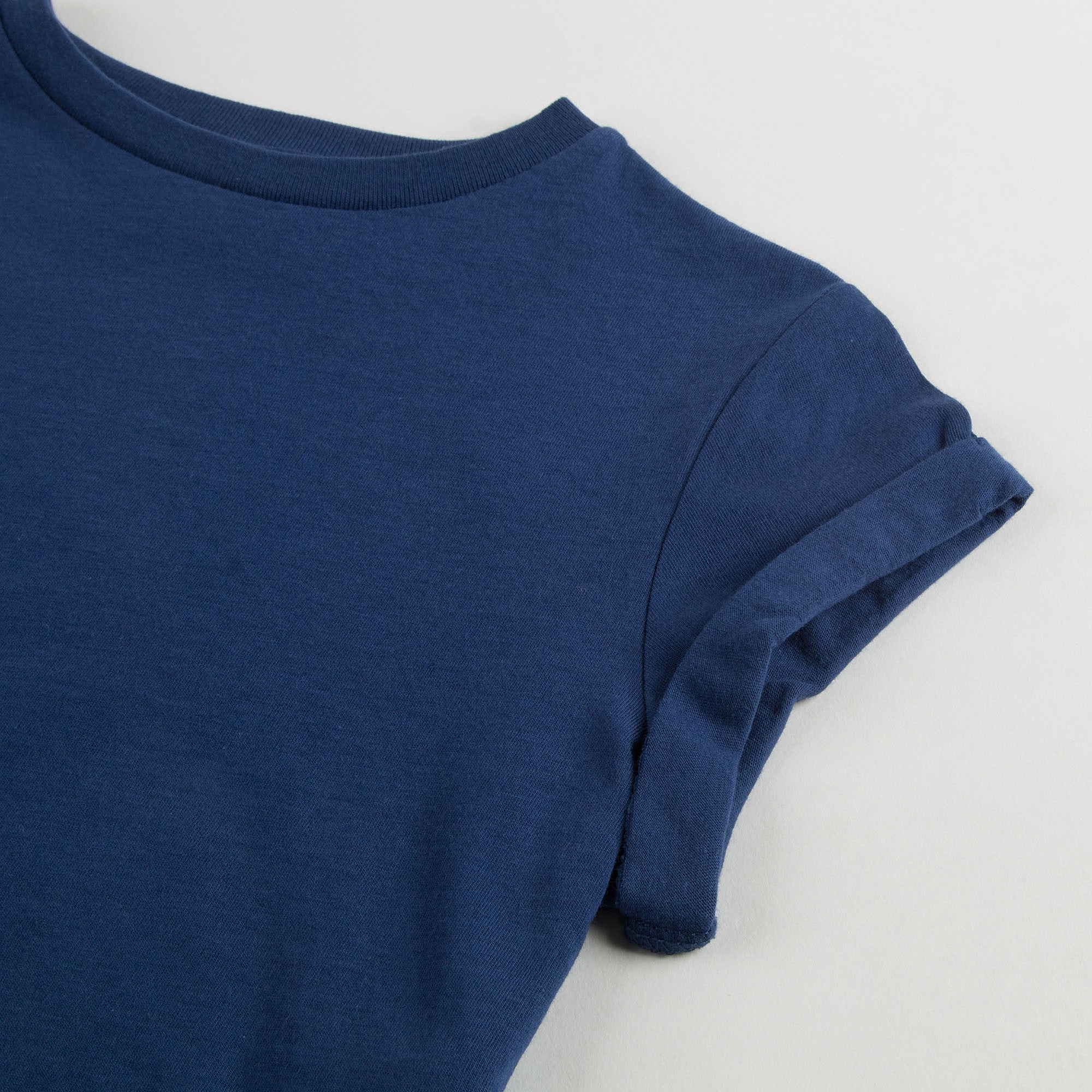 Girls Blue Cotton T-shirt - CÉMAROSE | Children's Fashion Store - 4
