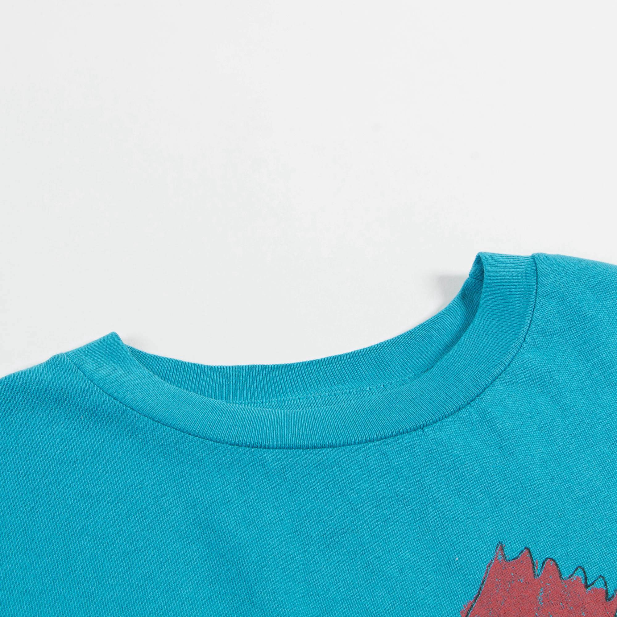 Girls Blue Halley Cotton T-shirt