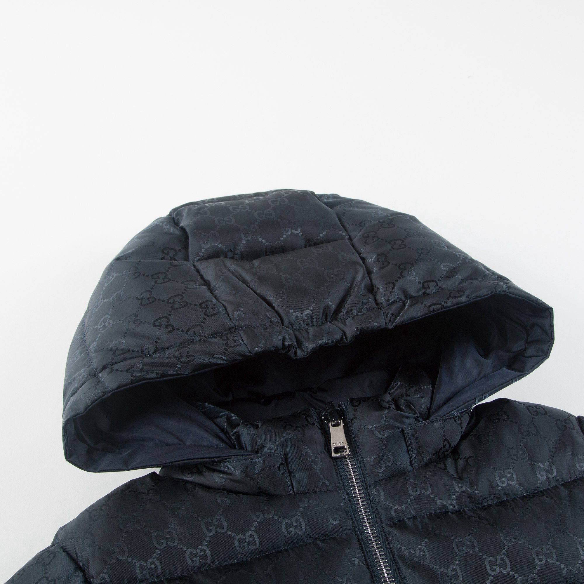 Boys Blue Reversible Down Coat