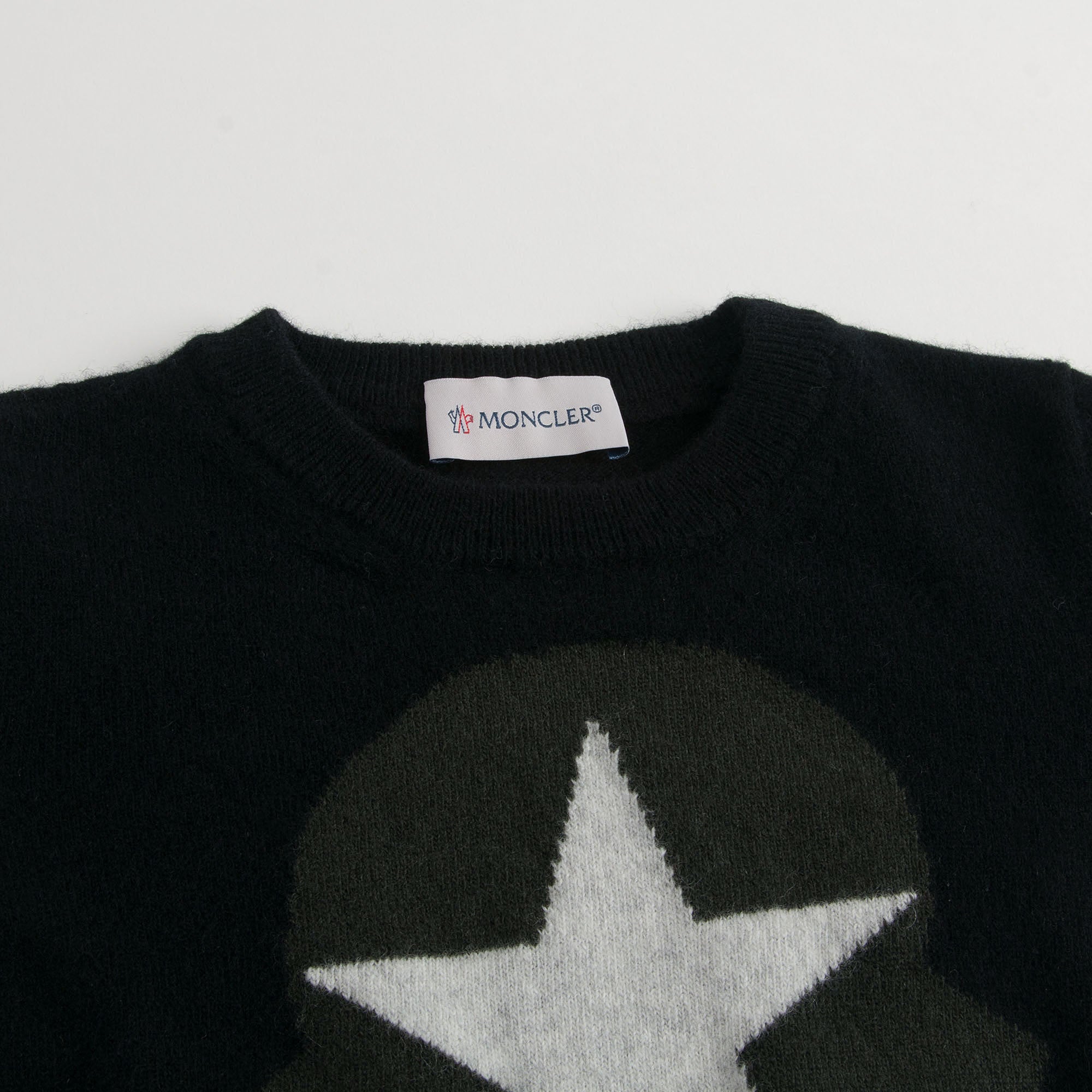 Baby Girls Black Knitted Sweater With White Star Trims - CÉMAROSE | Children's Fashion Store - 3