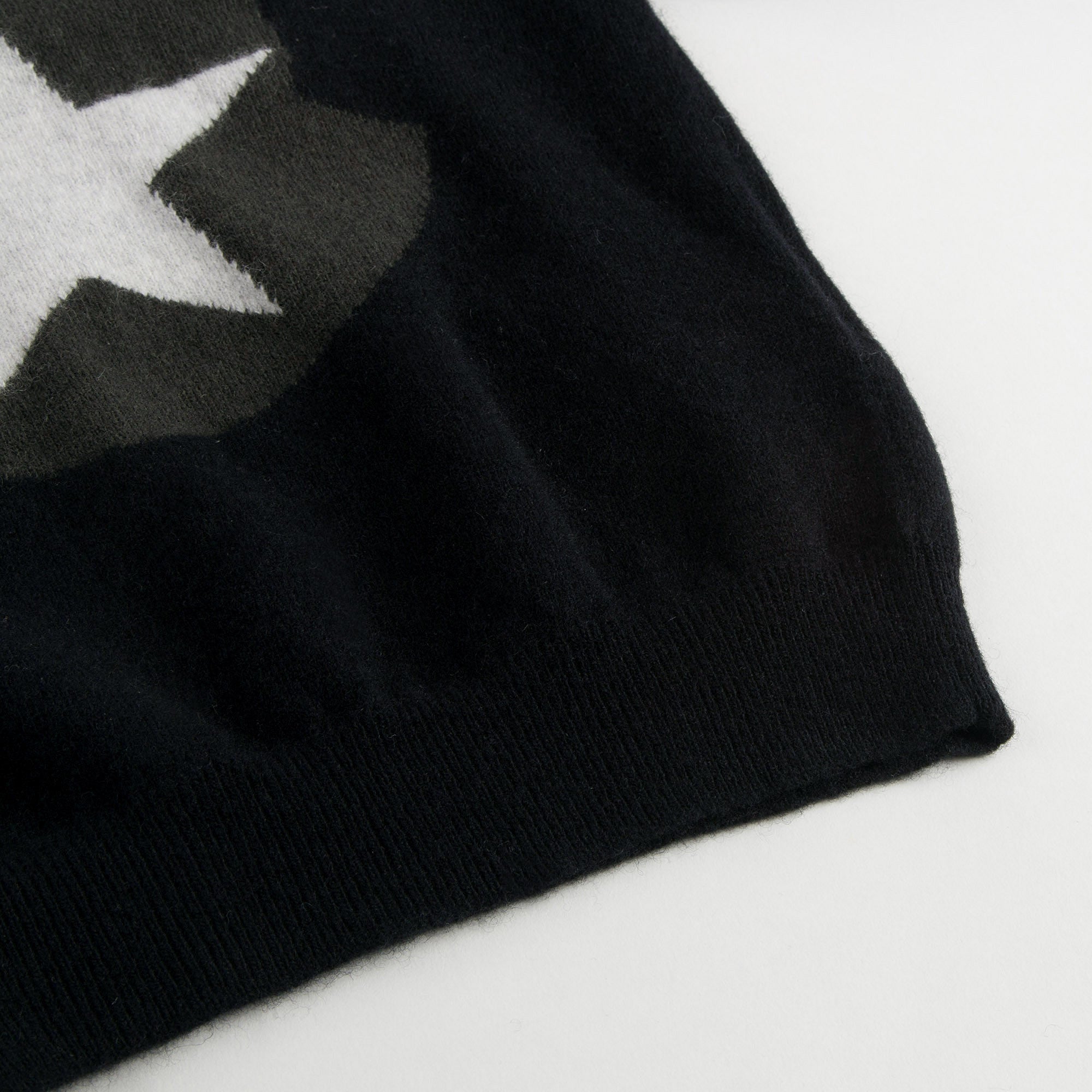Baby Girls Black Knitted Sweater With White Star Trims - CÉMAROSE | Children's Fashion Store - 6