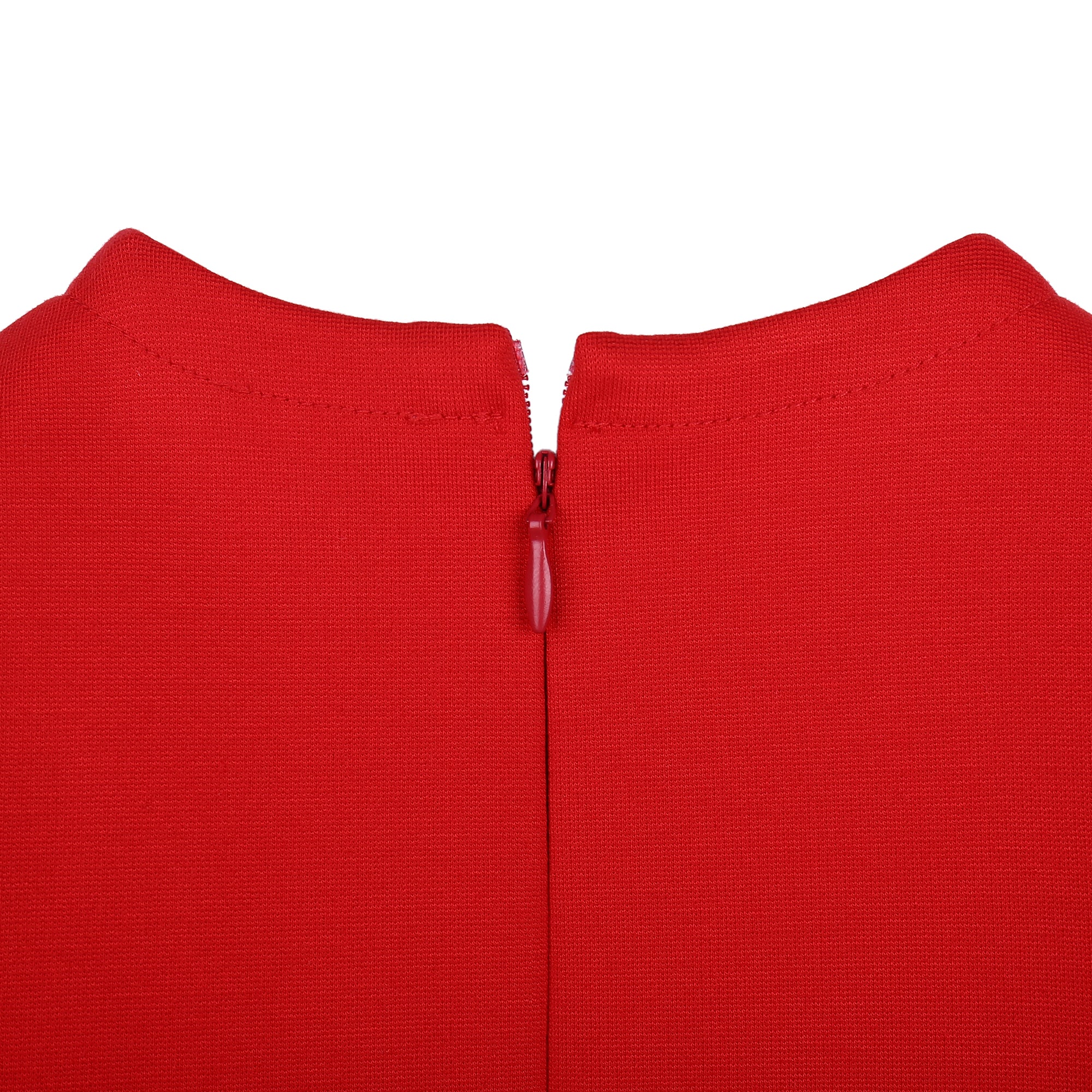 Girls Red Dress With Pockets