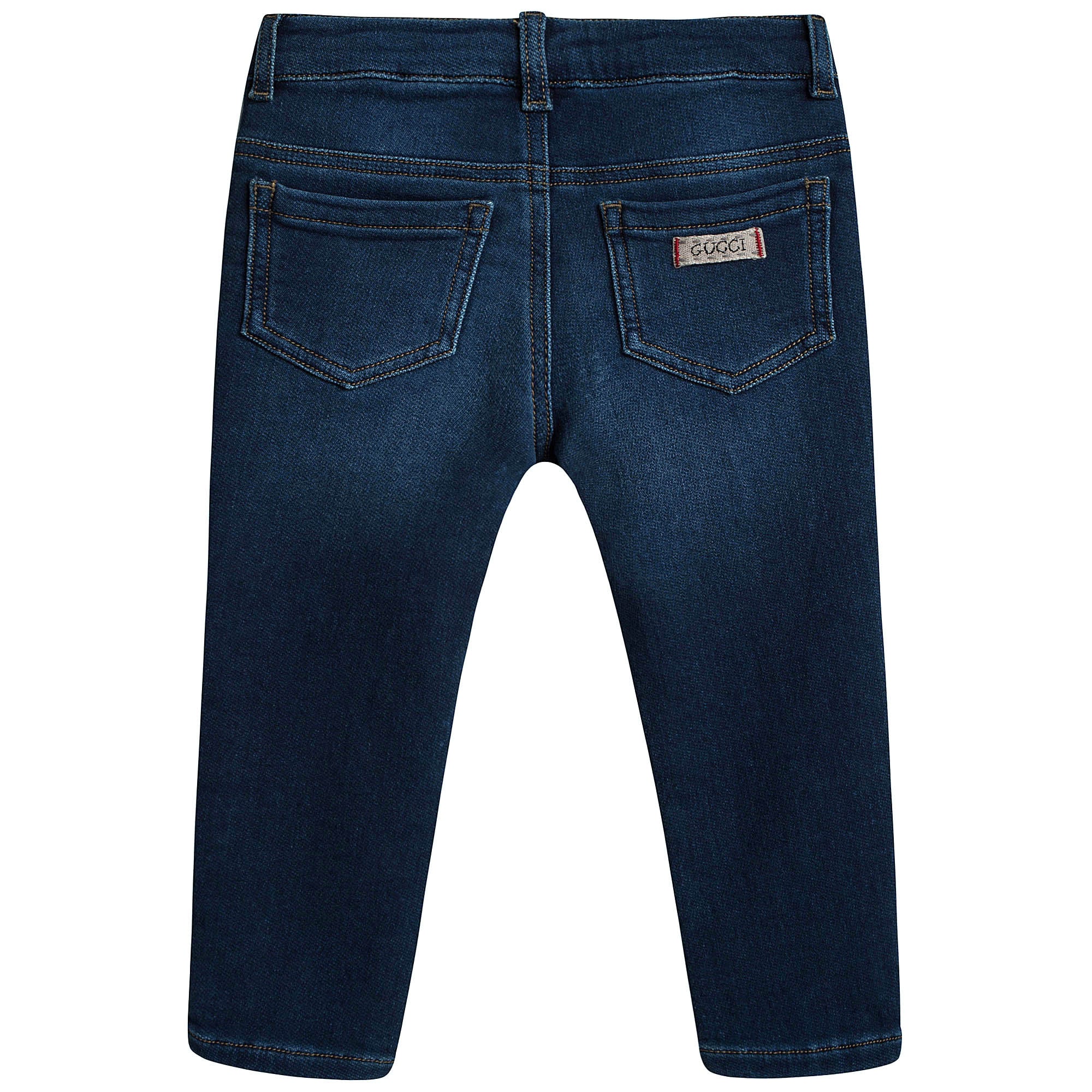 Baby Navy Blue Cotton Denim Jeans