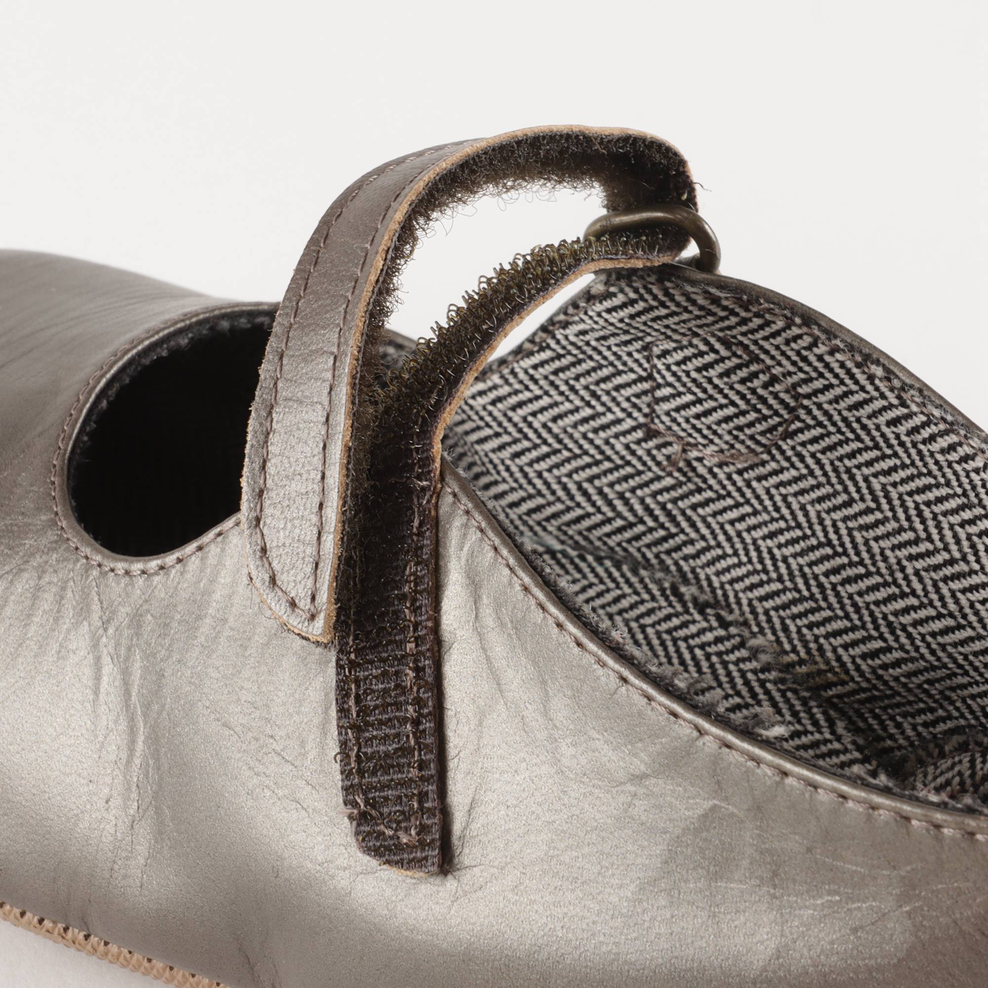 Girls Dark Grey Flats