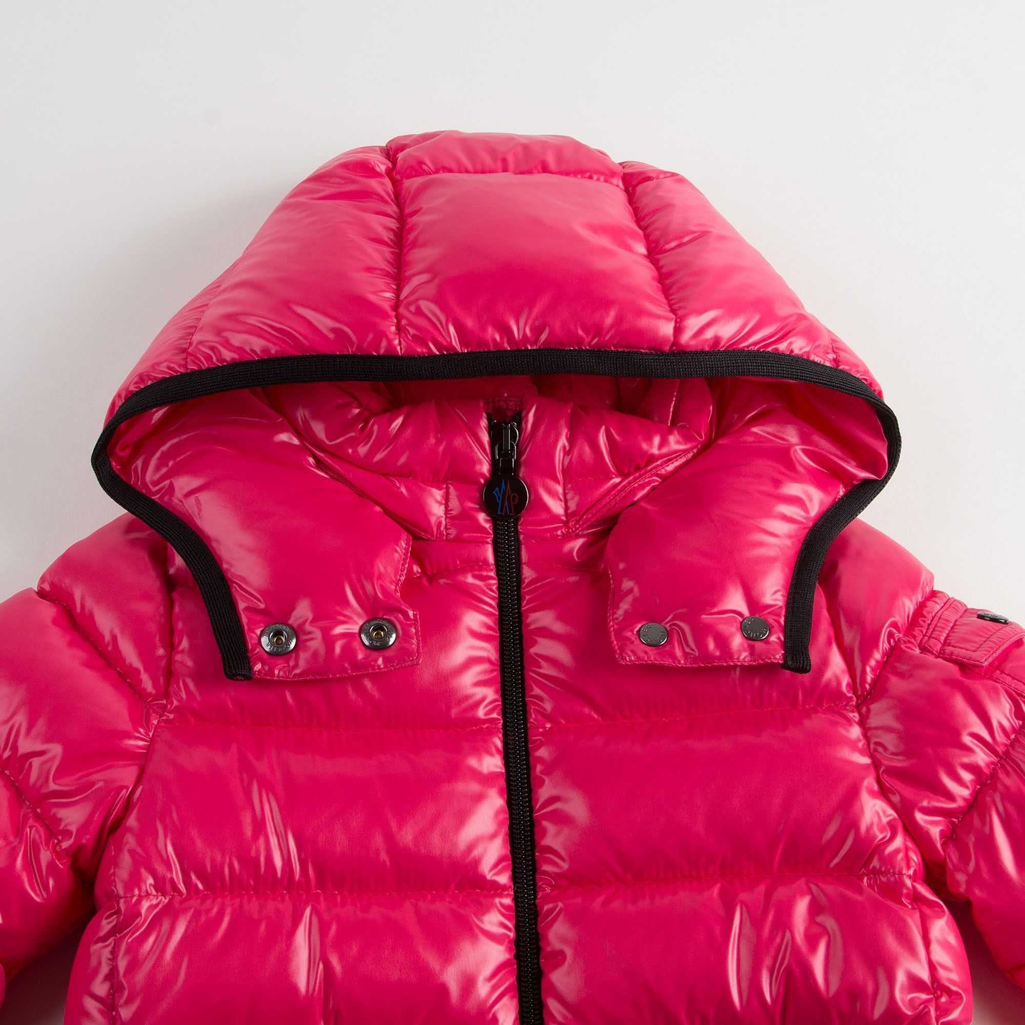 Girls Light Pink Hooded 'Moka' Padded Down Jacket - CÉMAROSE | Children's Fashion Store - 5