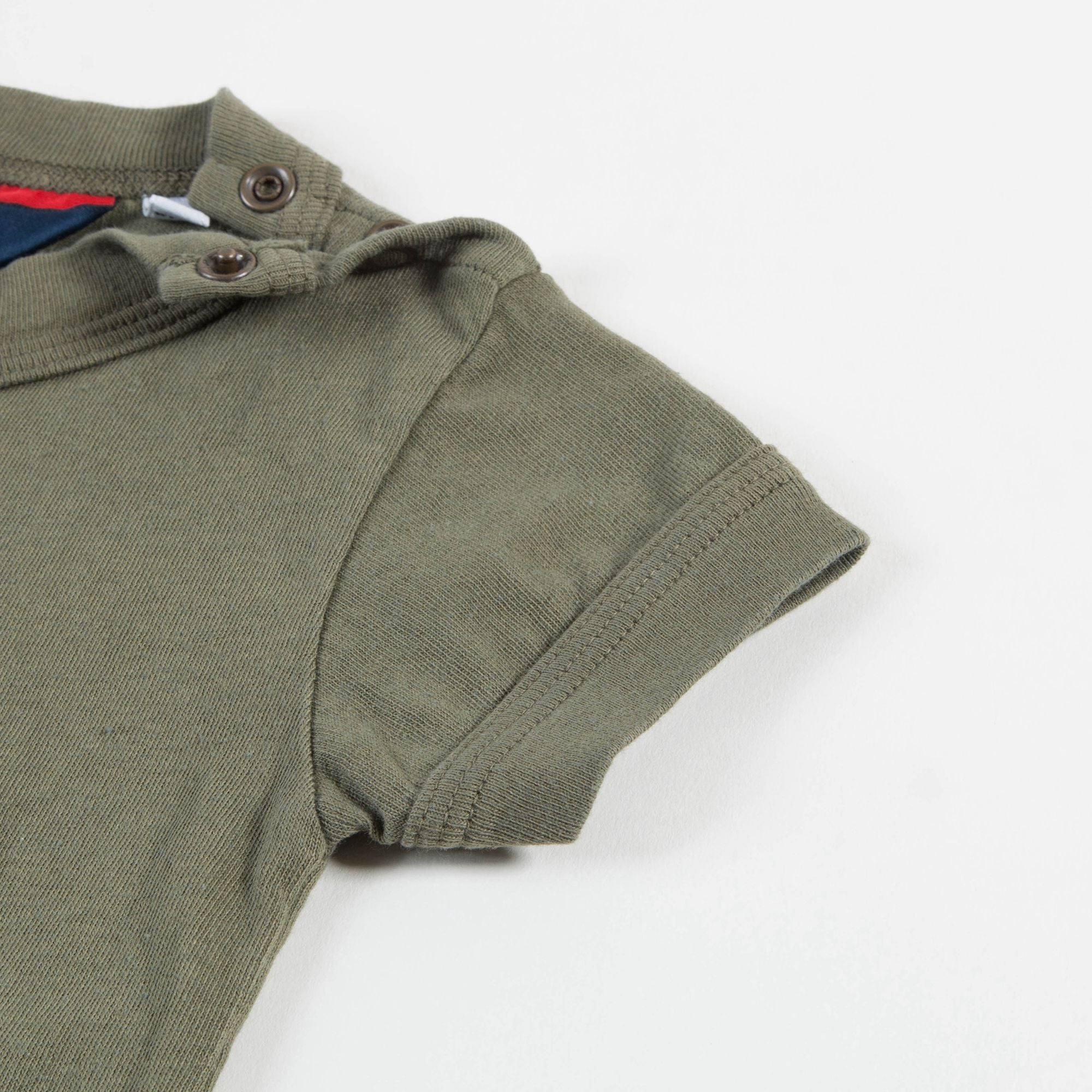 Baby Military Green Tao Bust  Cotton  Babysuit