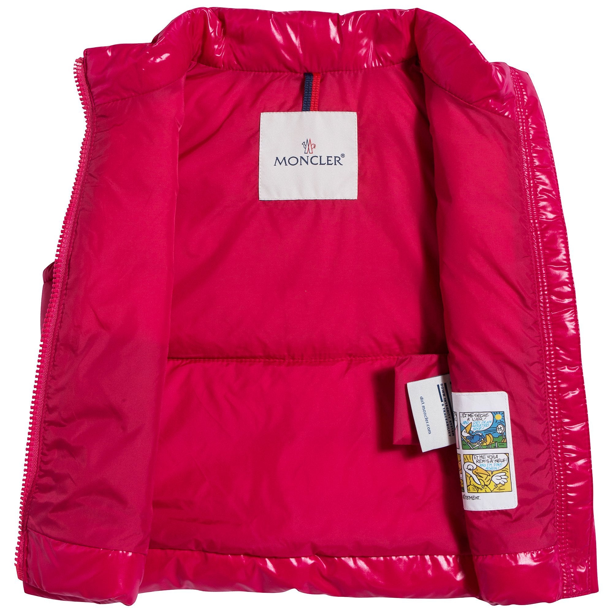 Girls Pink "GHANY" Padded Down Gilet