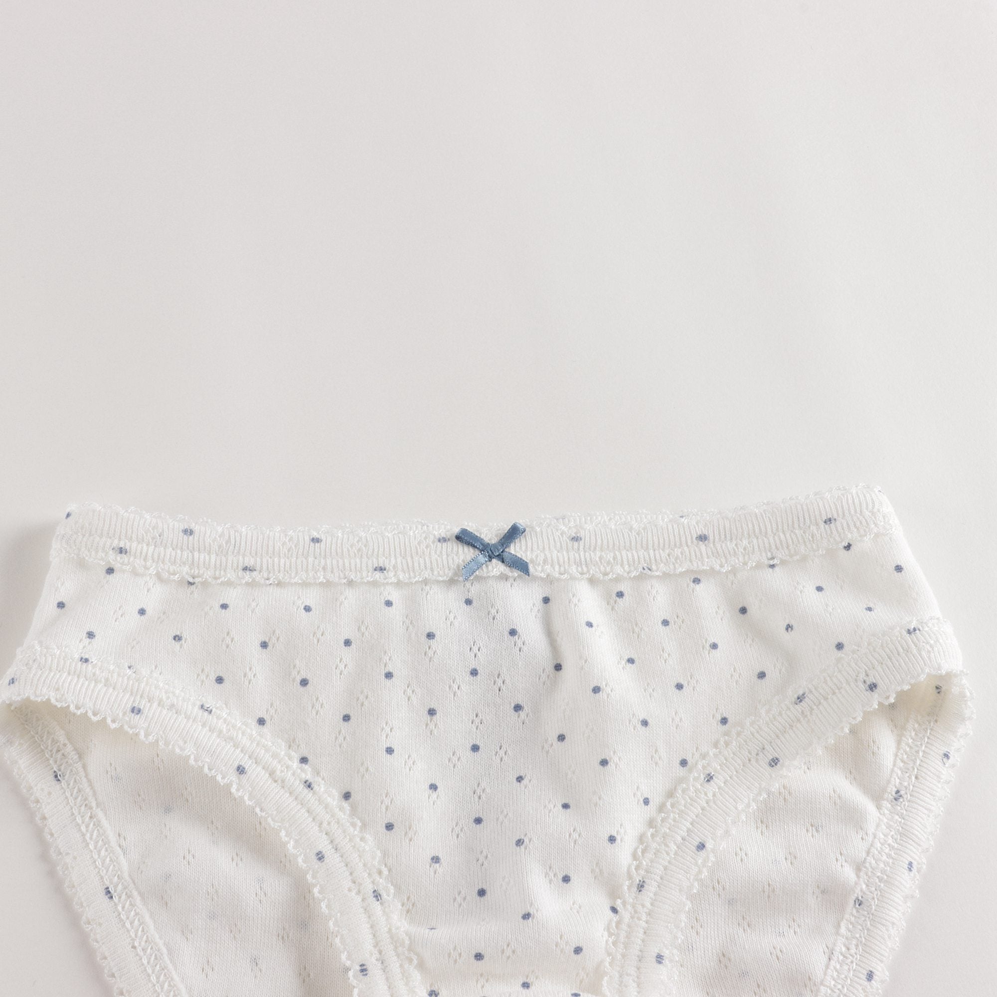 Girls Multicolor Dots Cotton Underwear Set (3 Pack)