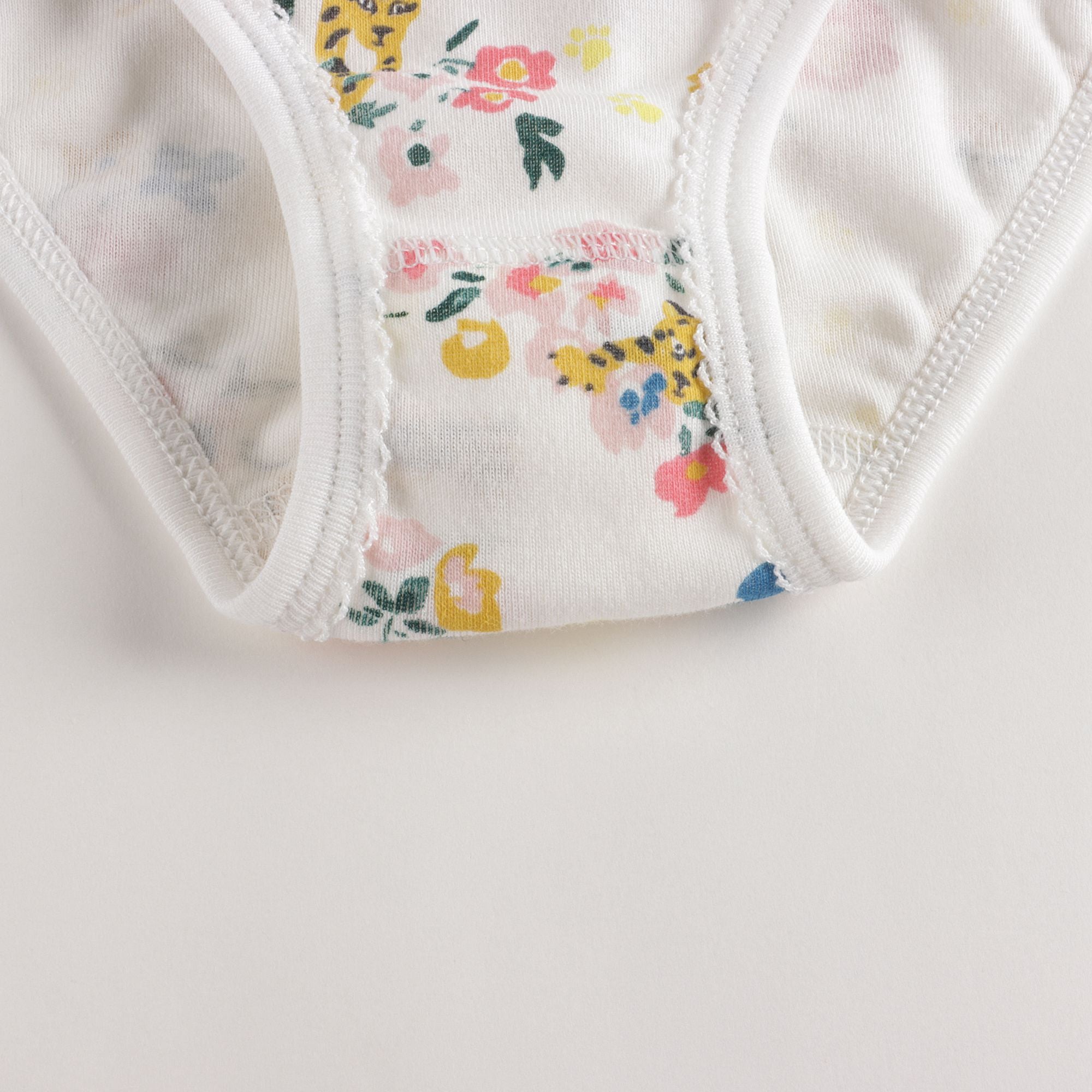 Girls Multicolor Cotton Underwear Set (5 Pack)