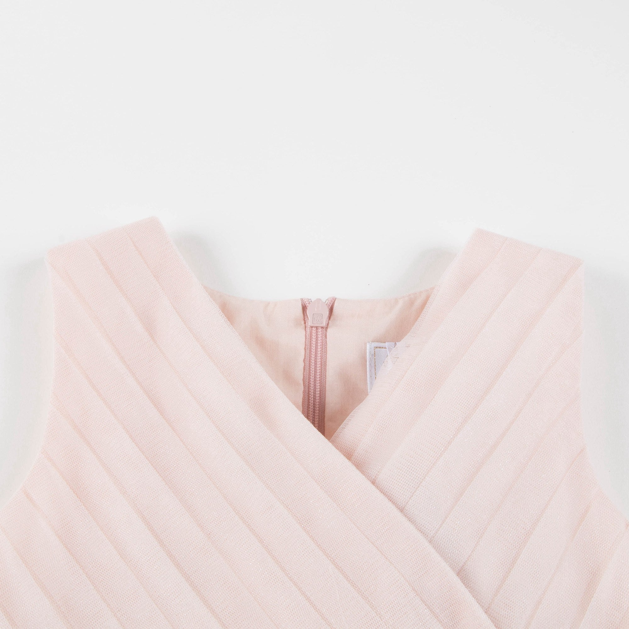Girls Nude Clair Polyamide Dress