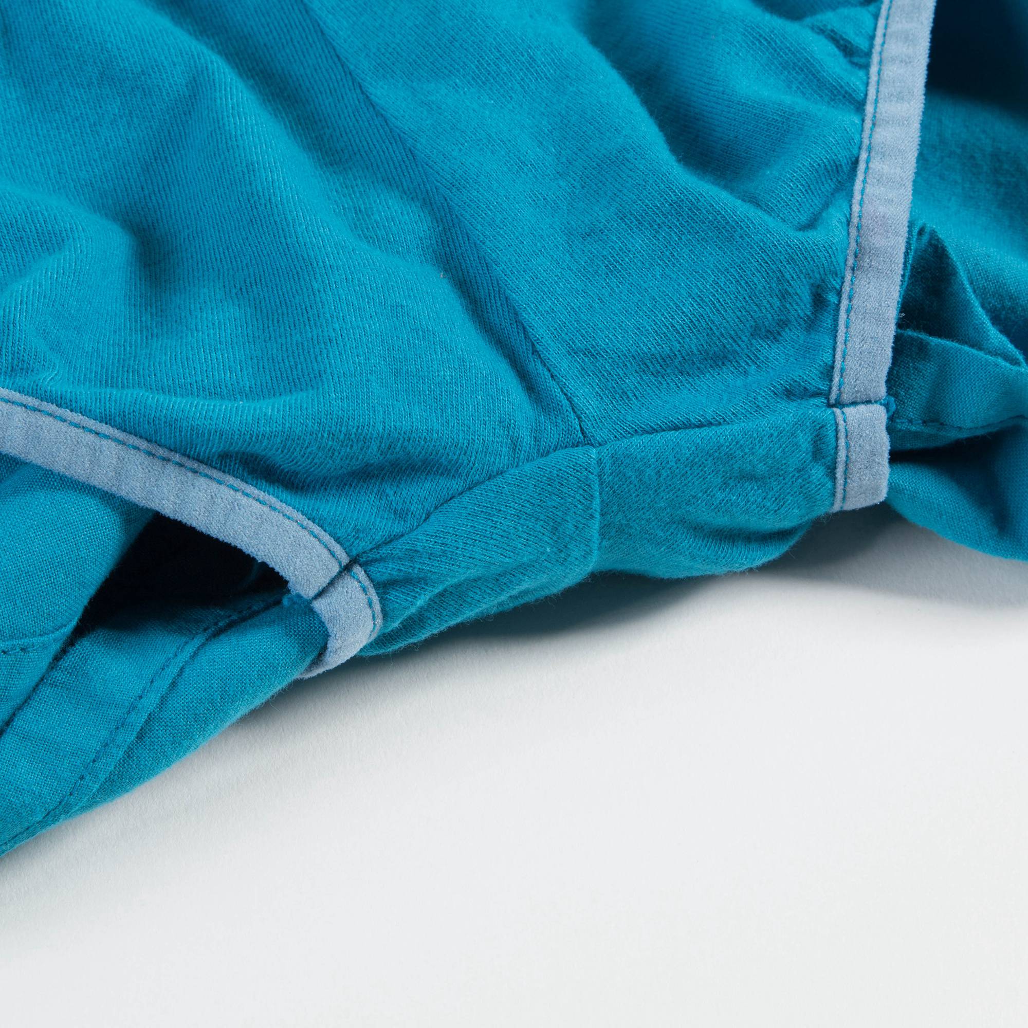 Girls & Boys Blue Biro Cotton Shorts