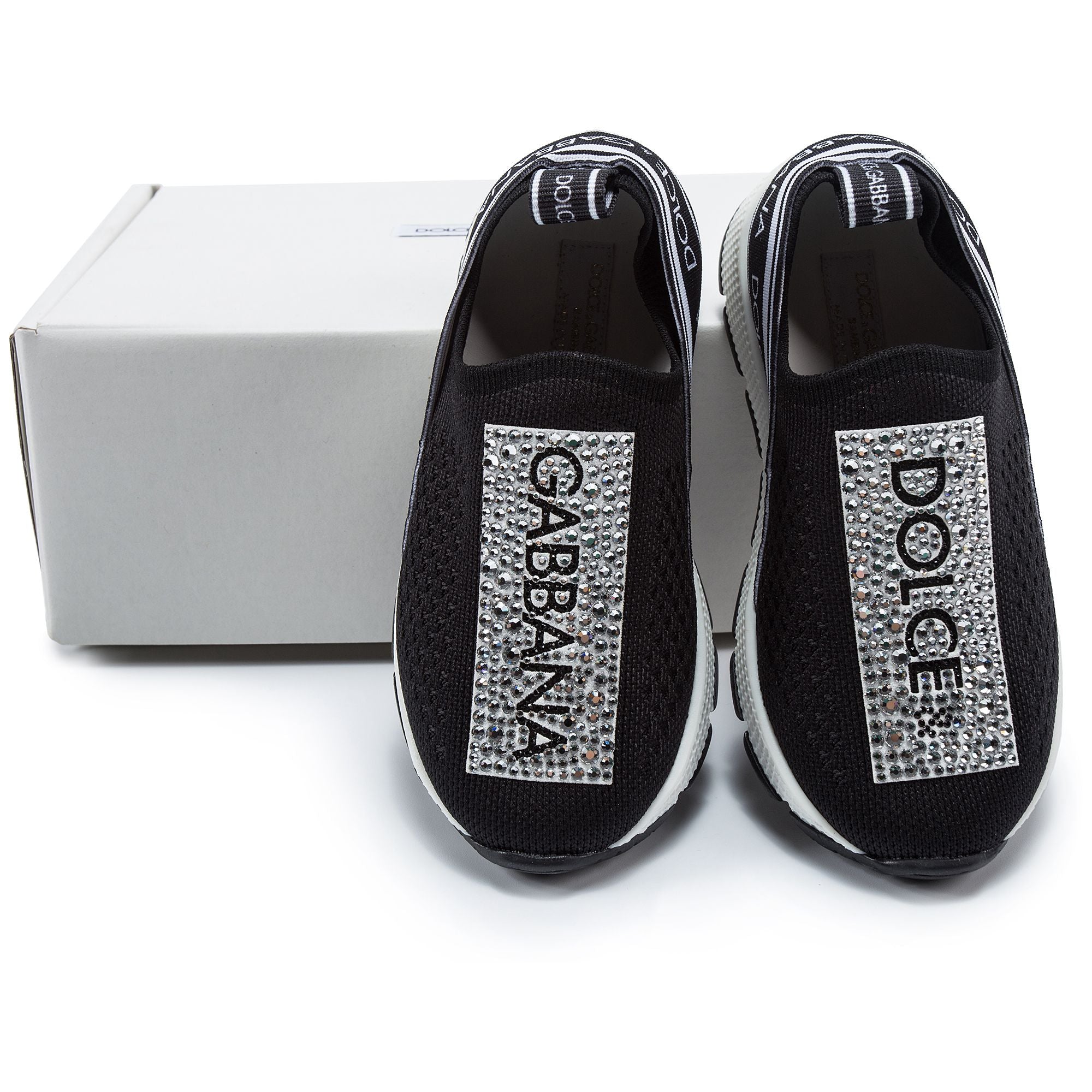 Girls Black Logo Shoes