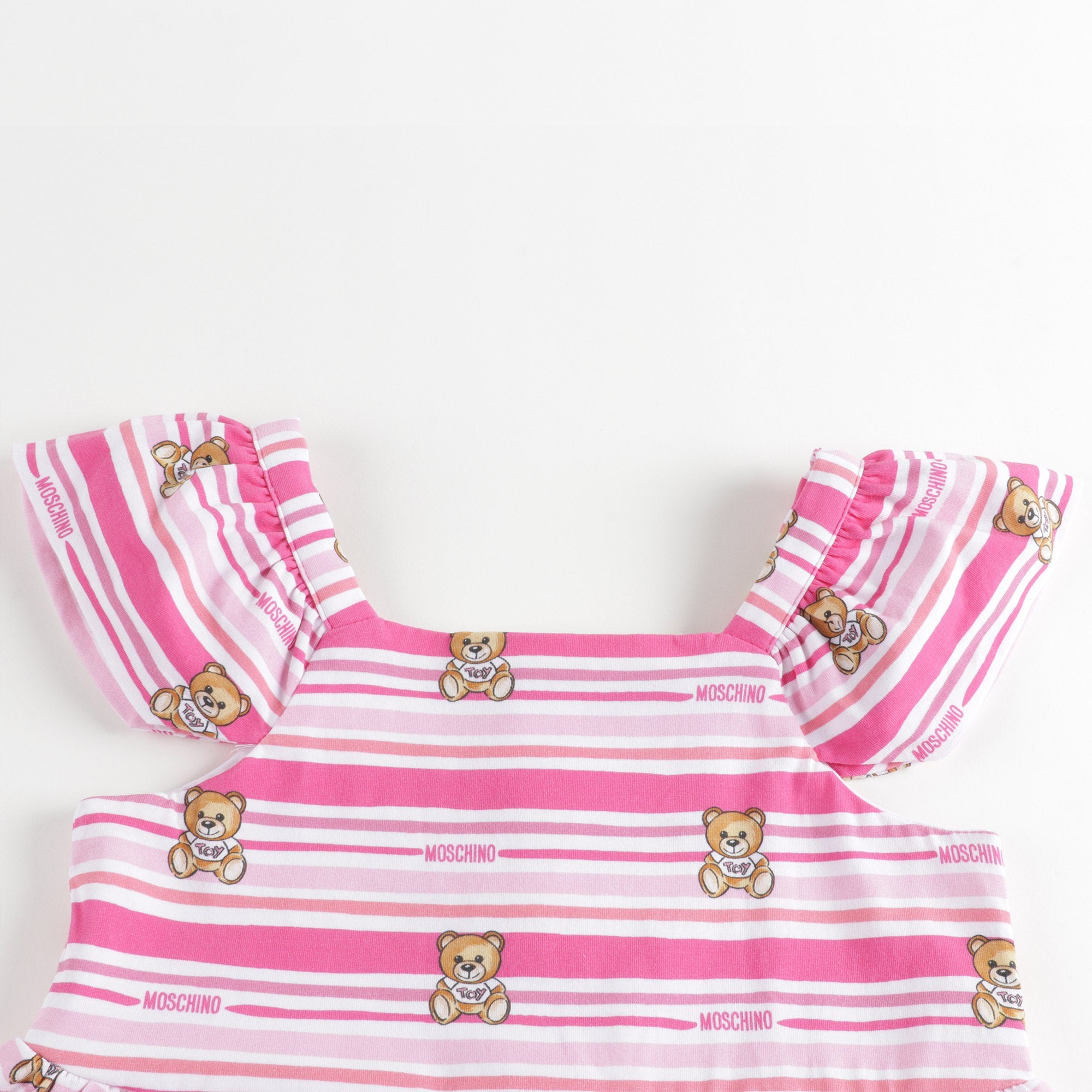 Baby Girls Pink Stripe Dress Suit