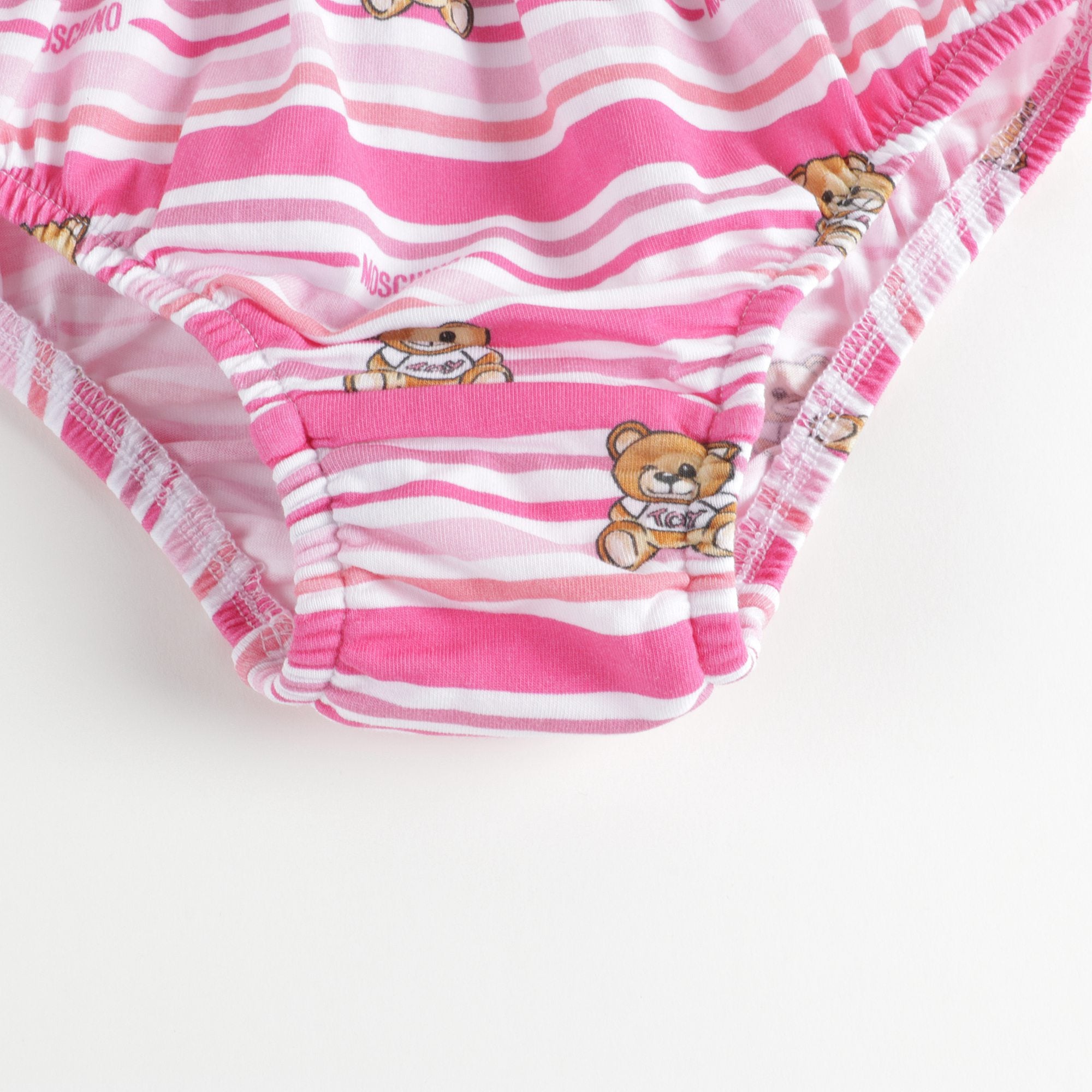 Baby Girls Pink Stripe Dress Suit