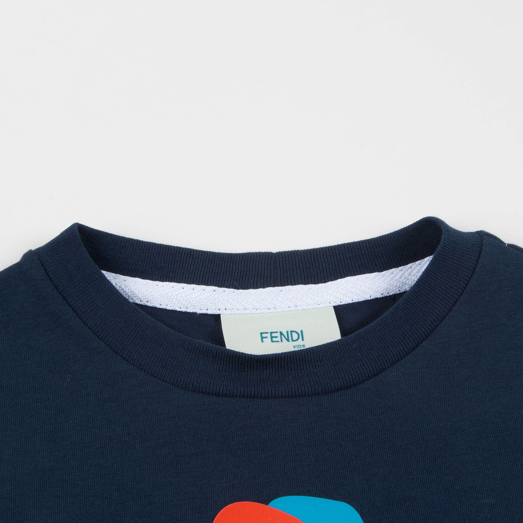 Boys Black Printed Cotton T-shirt