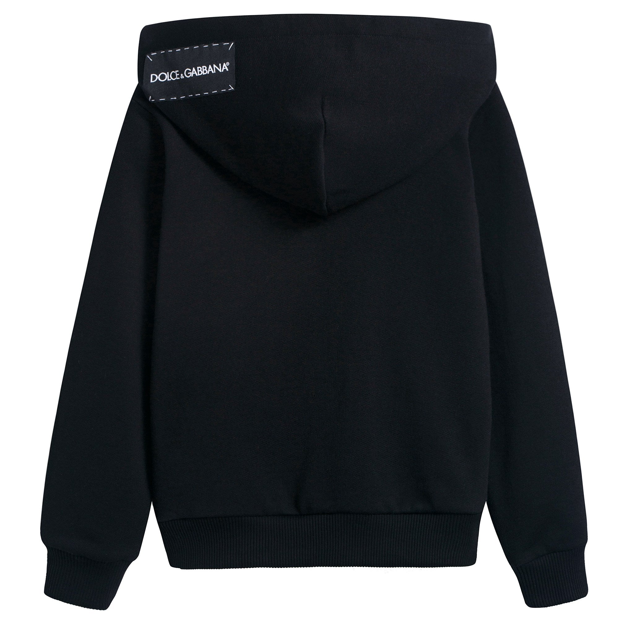 Girls & Boys Black "LOVE" Cotton Coat
