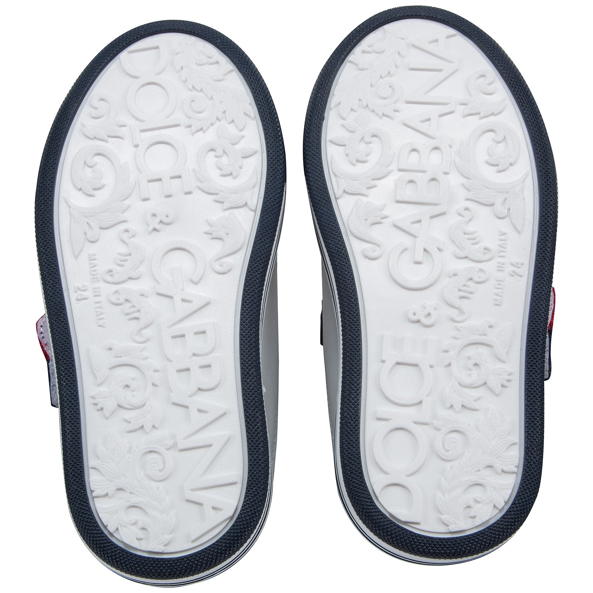 Girls White Velcro Shoes