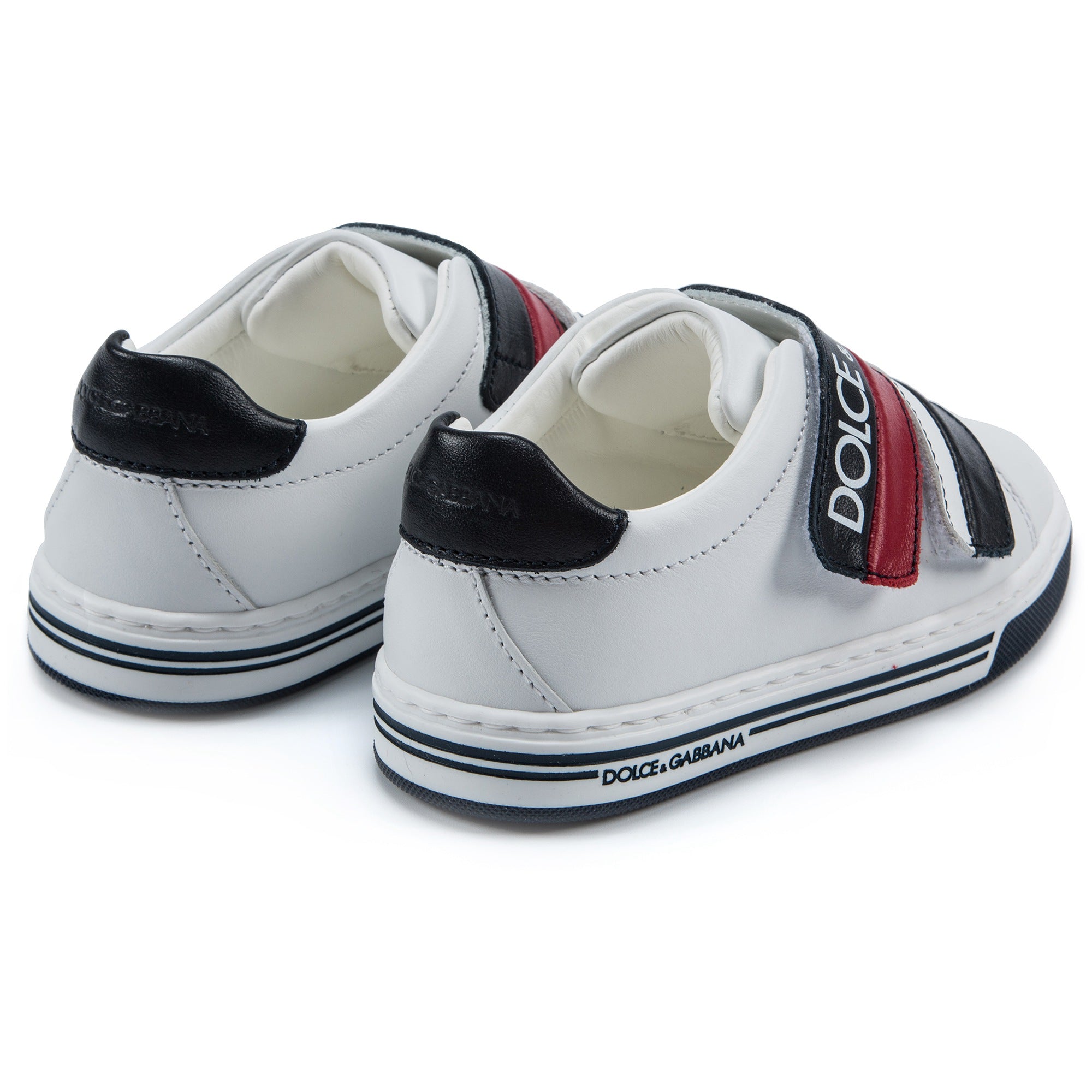 Girls White Velcro Shoes