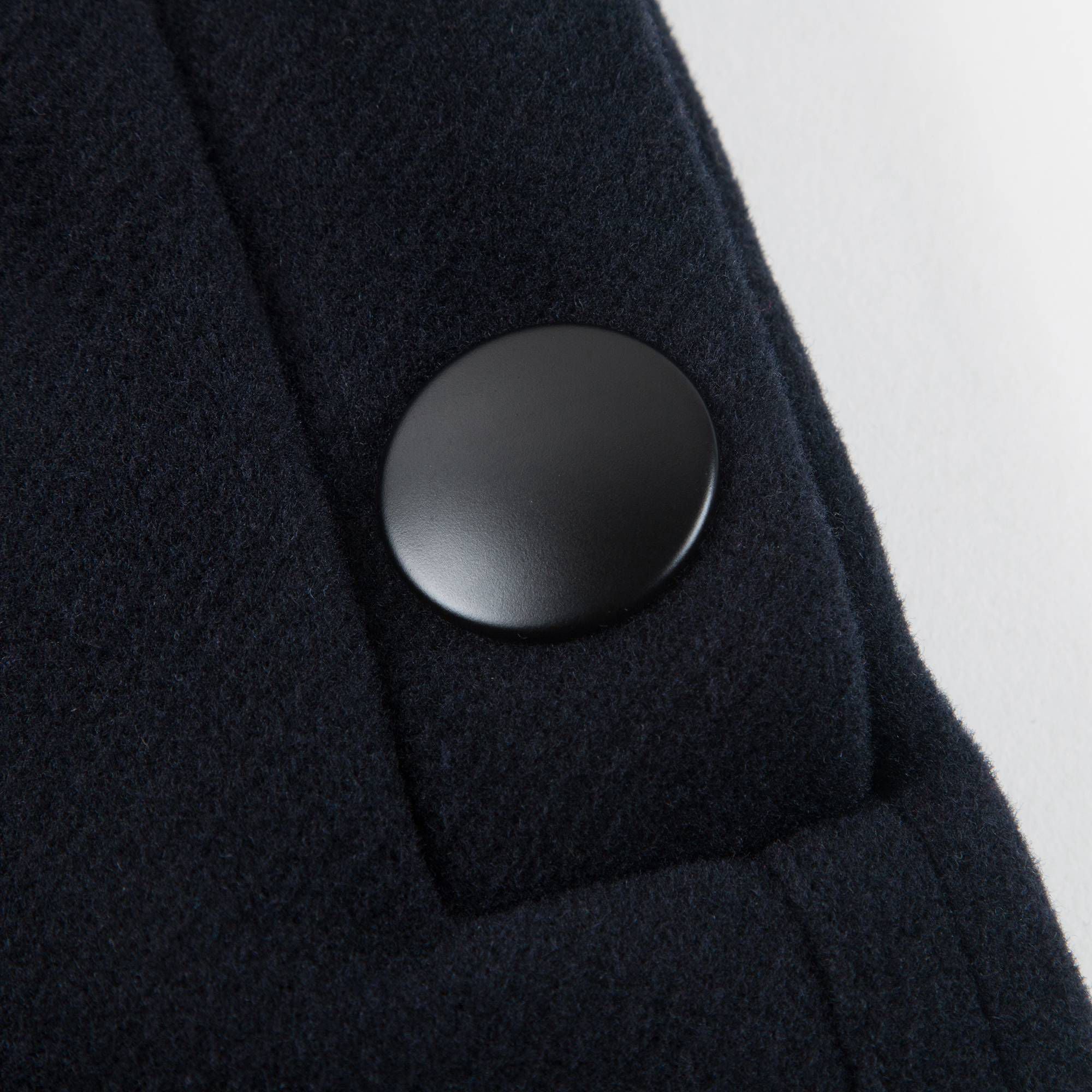 Girls Navy Blue  Wool Jacket